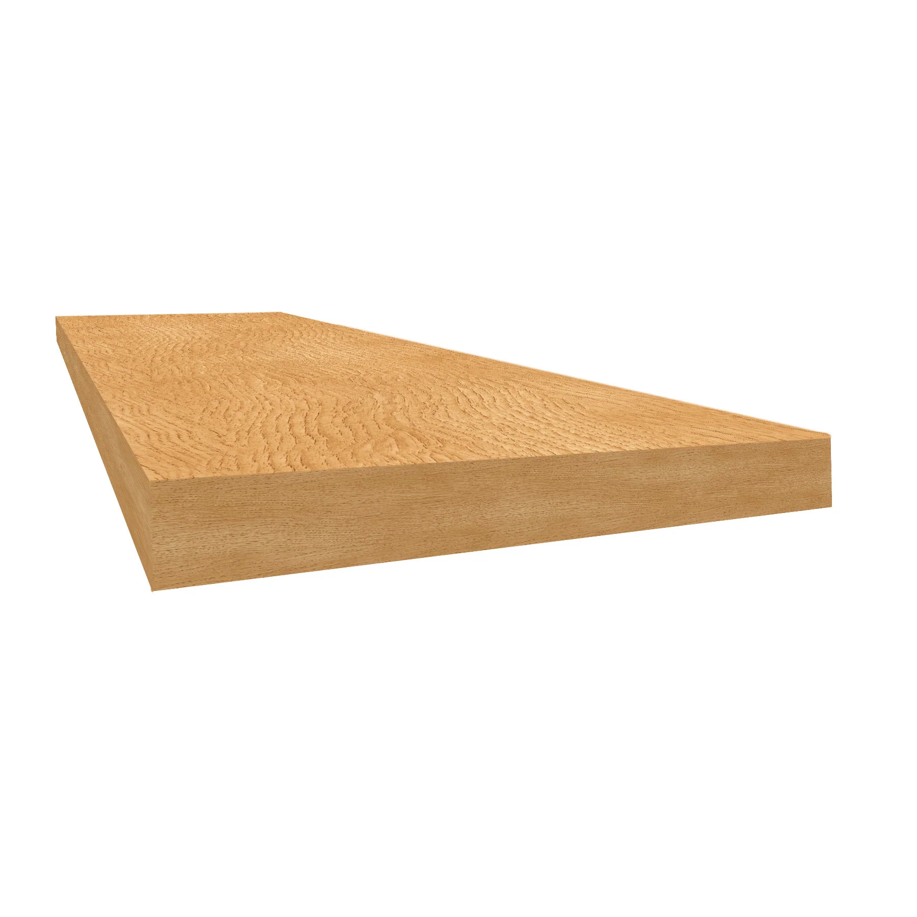 Duravana Red Oak 48" Square Retrofit Tread with Return