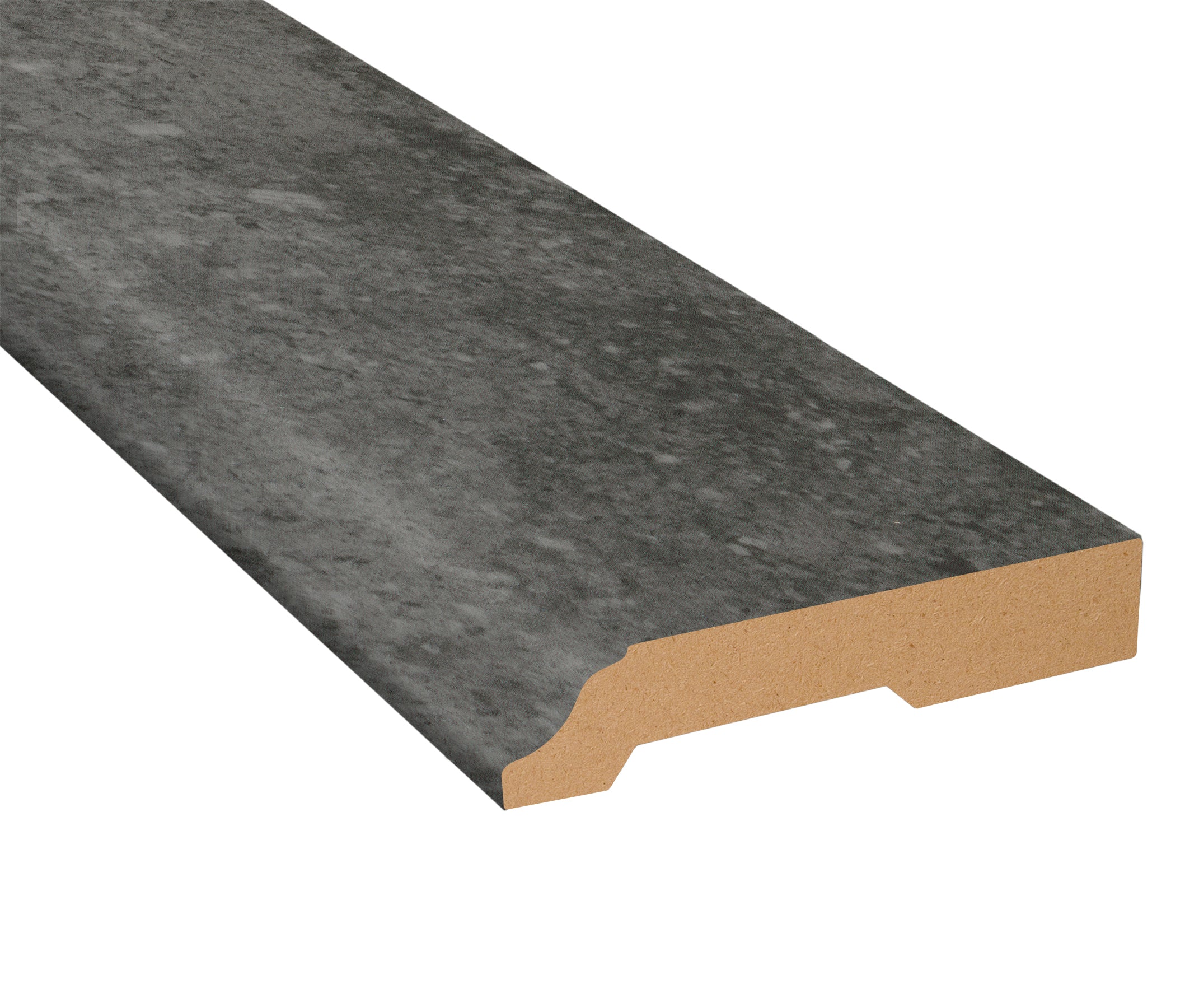 Fantasy Gray Stone Vinyl 3.25" Wide x 7.5 ft Length Baseboard