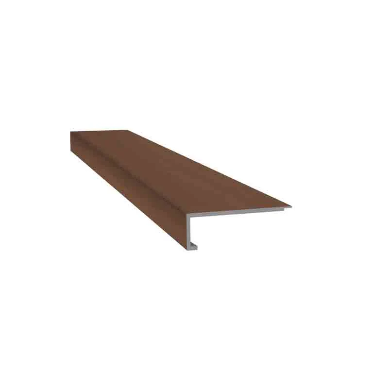 French Roast Oak Square Landing Stair Nose