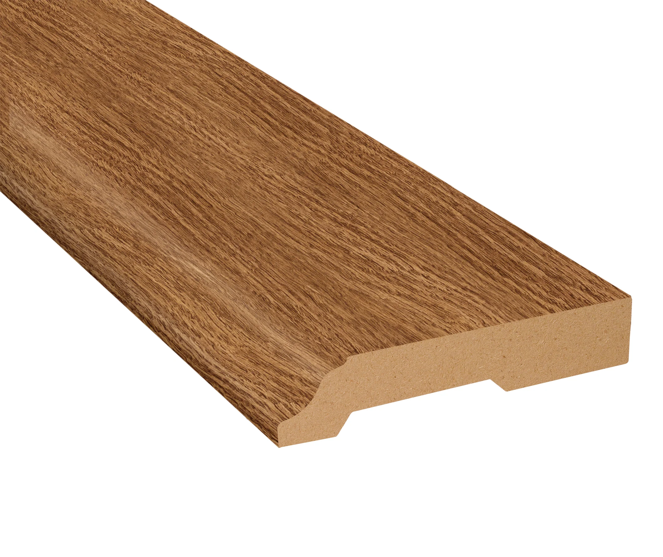 Handcrafted Oak Laminate 3-1/4 in. Tall x 0.63 in. Thick x 7.5 ft. Length Baseboard