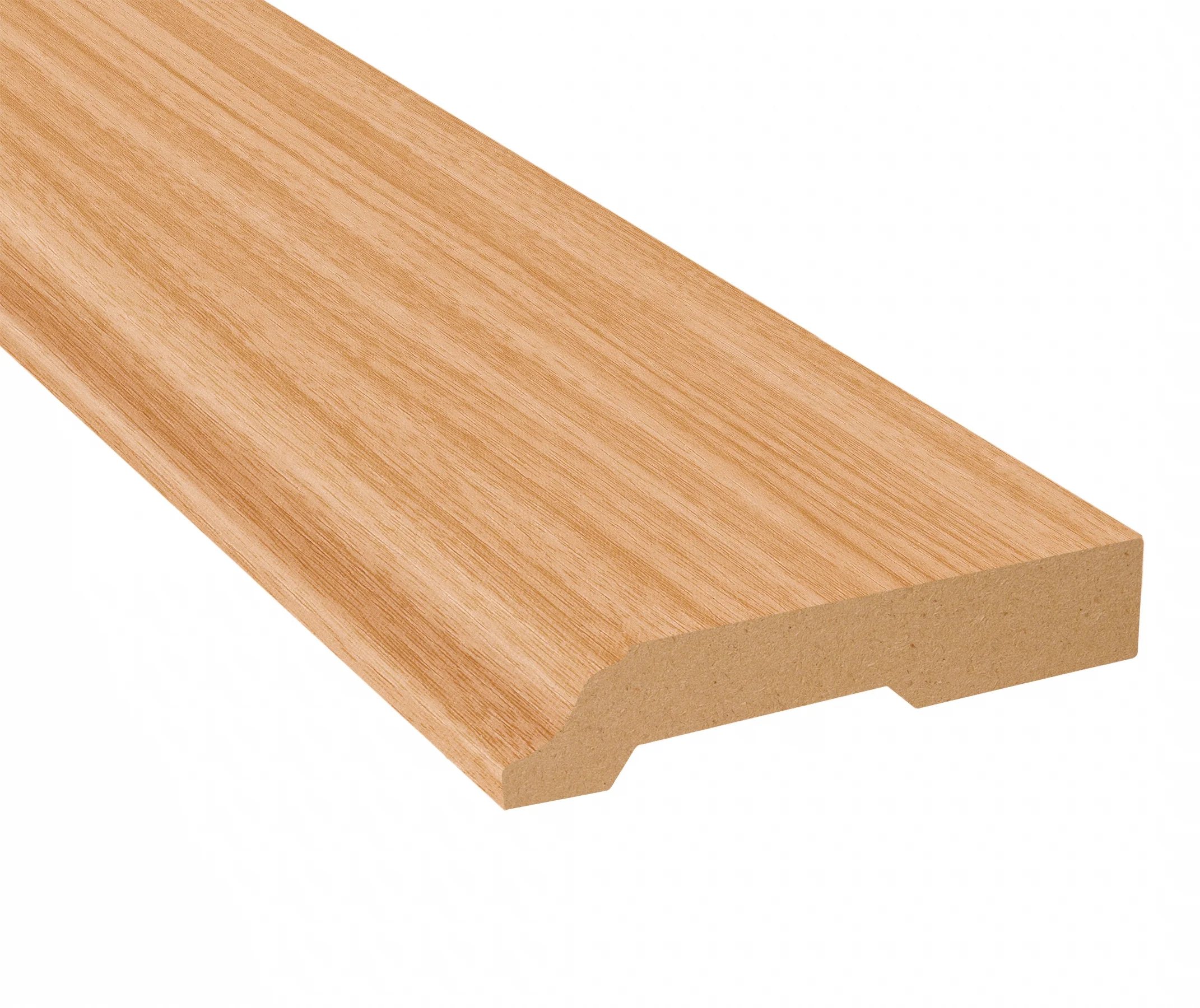 Heartland Red Oak Vinyl 3.25 in wide x 7.5 ft Length Baseboard