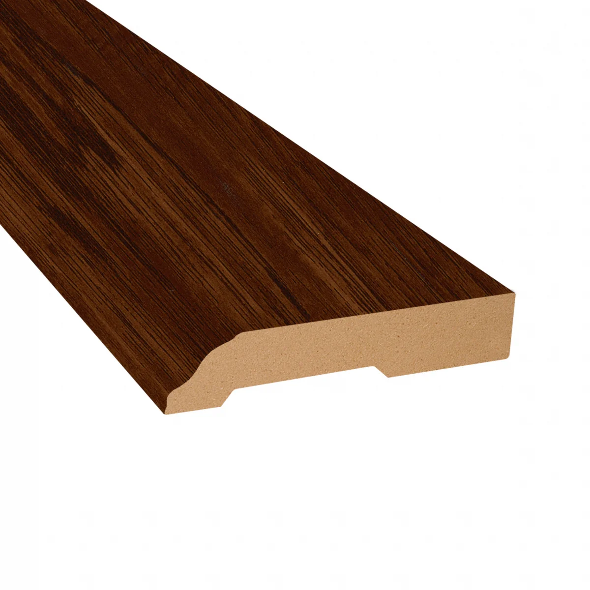 Homeland Hickory Vinyl 3.25 in wide x 7.5 ft Length Baseboard