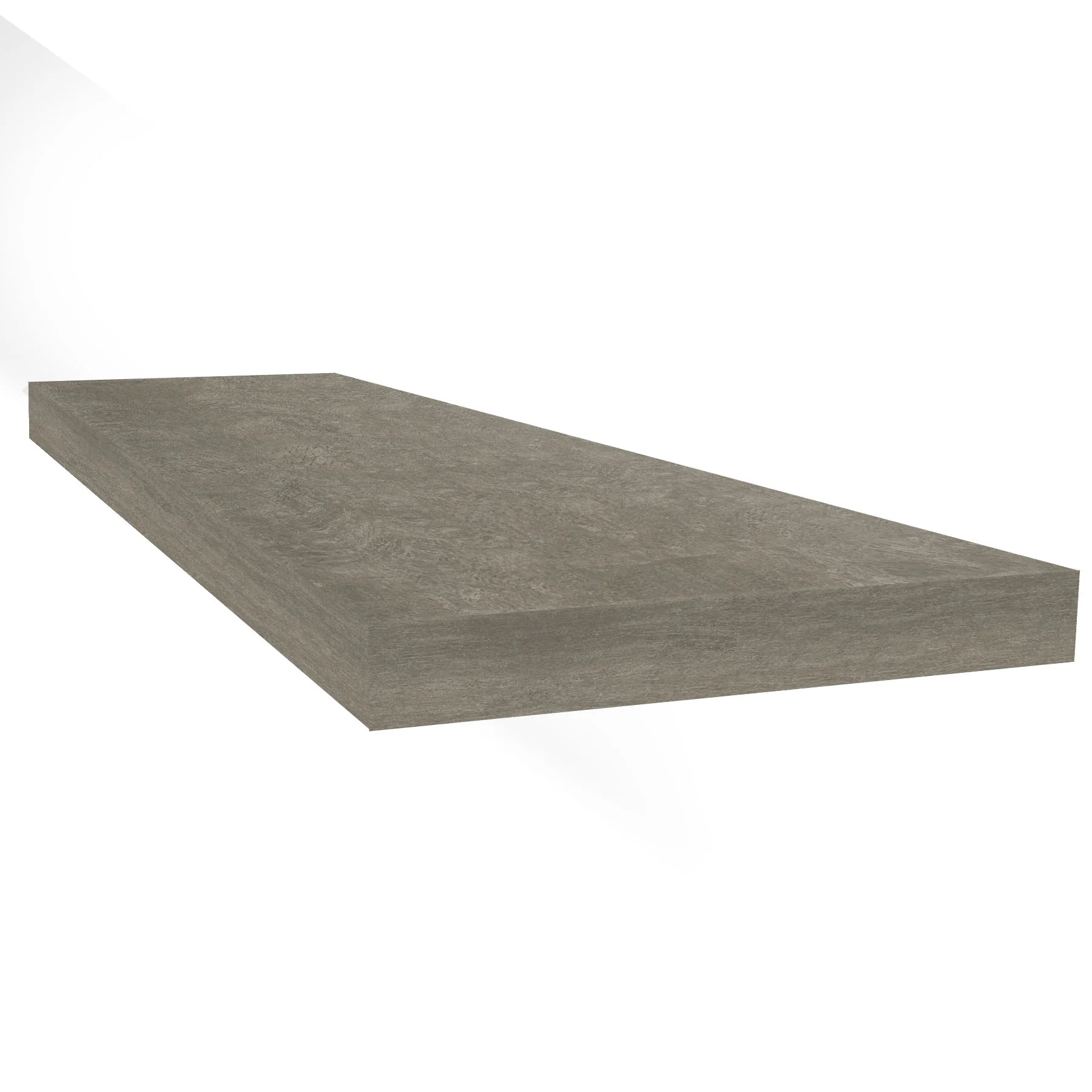 Laguna Gray Oak 48" inch Square Retrofit Tread with Return