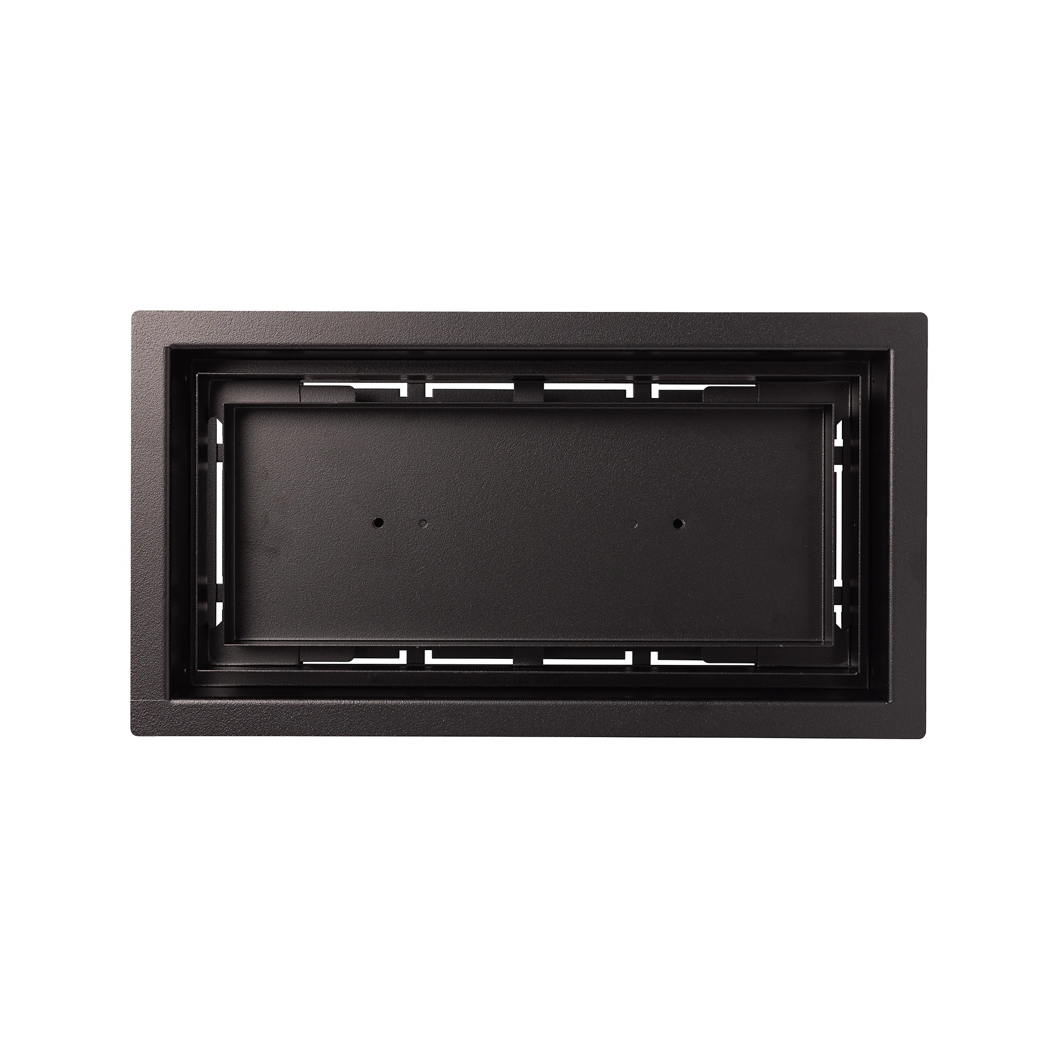 1527-luxe-framed-steel-floor-vent-matte-black-6x14--3.webp Luxe+ - Framed Steel Floor Vent Matte Black 6x14"