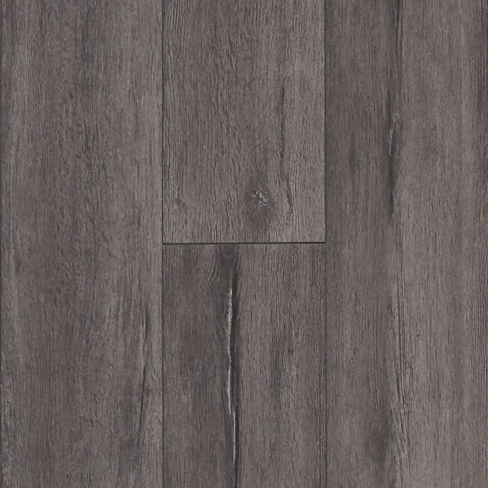 9mm w/pad Foggy Bottom Oak Water Resistant Hybrid Resilient Flooring 7.56 in. Wide x 50.63 in. Long