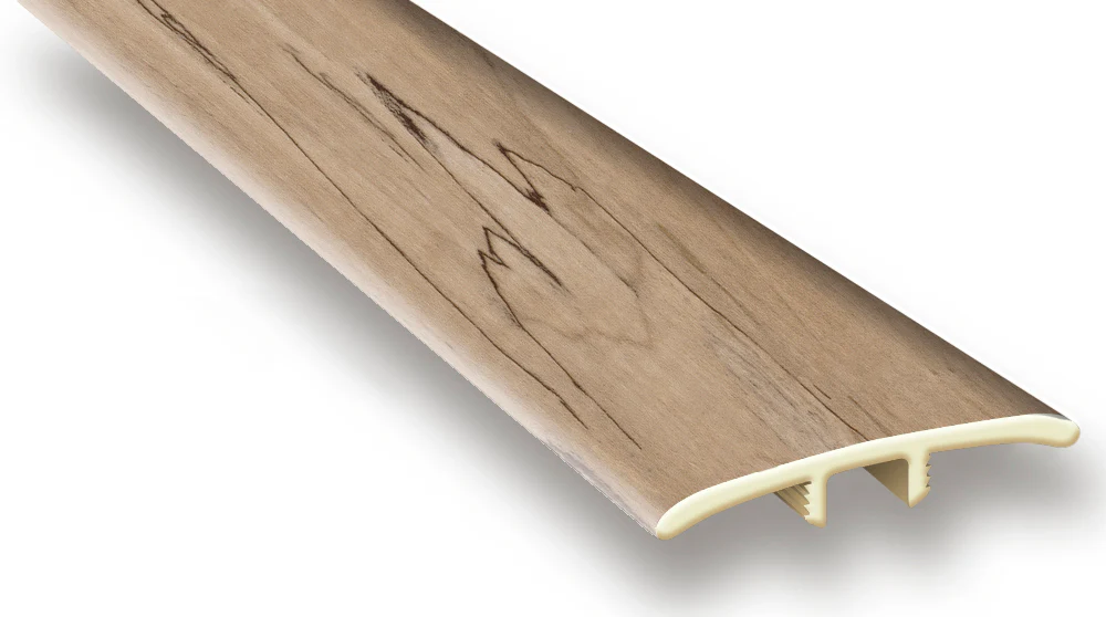 Natural Maple Vinyl Waterproof 1.75 in wide x 7.5 ft Length T-Molding