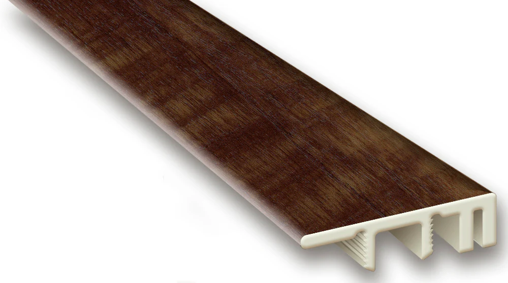 Old Dominion Walnut Vinyl Waterproof 1.5 in wide x 7.5 ft Length End Cap