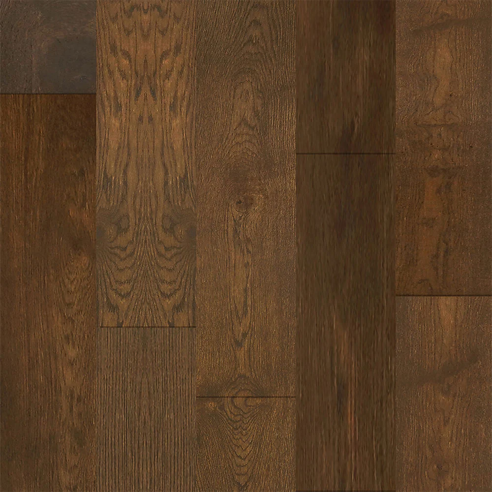 5/8 Milan White Oak Wire Brushed Prefinished Engineered Hardwood Flooring 7.5 in. Wide