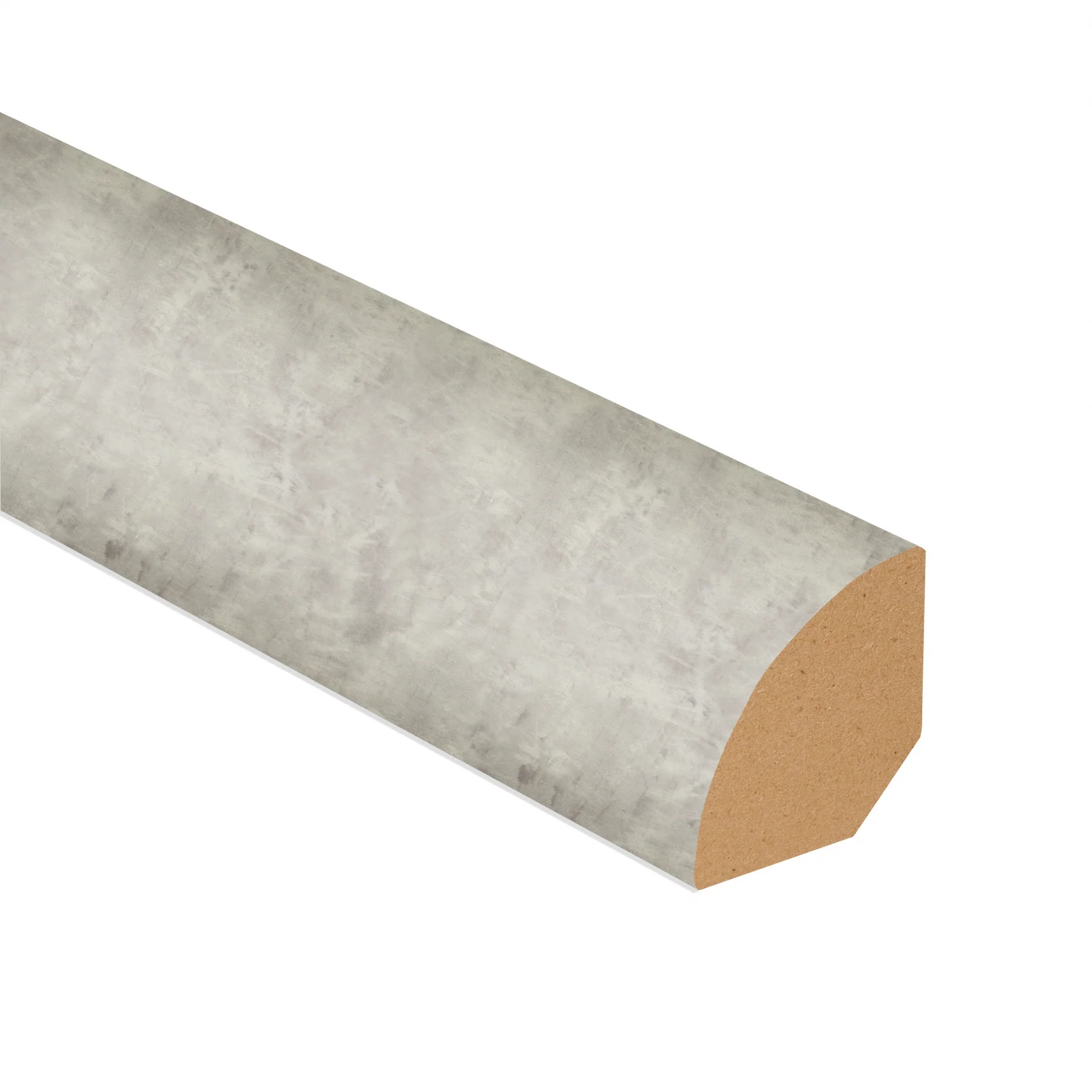 Patchwork Gray Tile Laminate 3/4 in. Tall x 0.75 in. Wide x 7.5 ft. Length Quarter Round