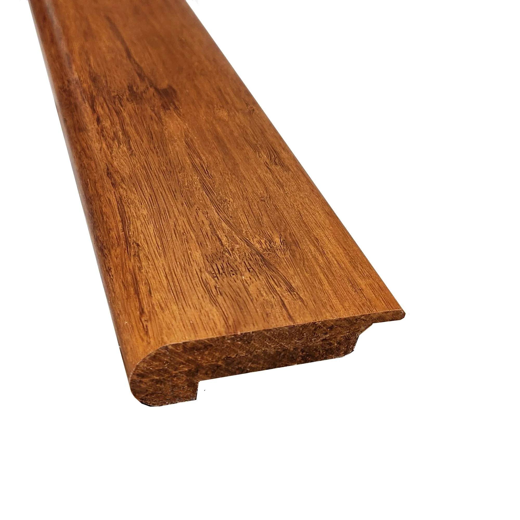 Prefinished Bamboo Strand Carbonized Hardwood 1/2 in Thick x 2.75 in Wide x 72 in Length Stair Nose