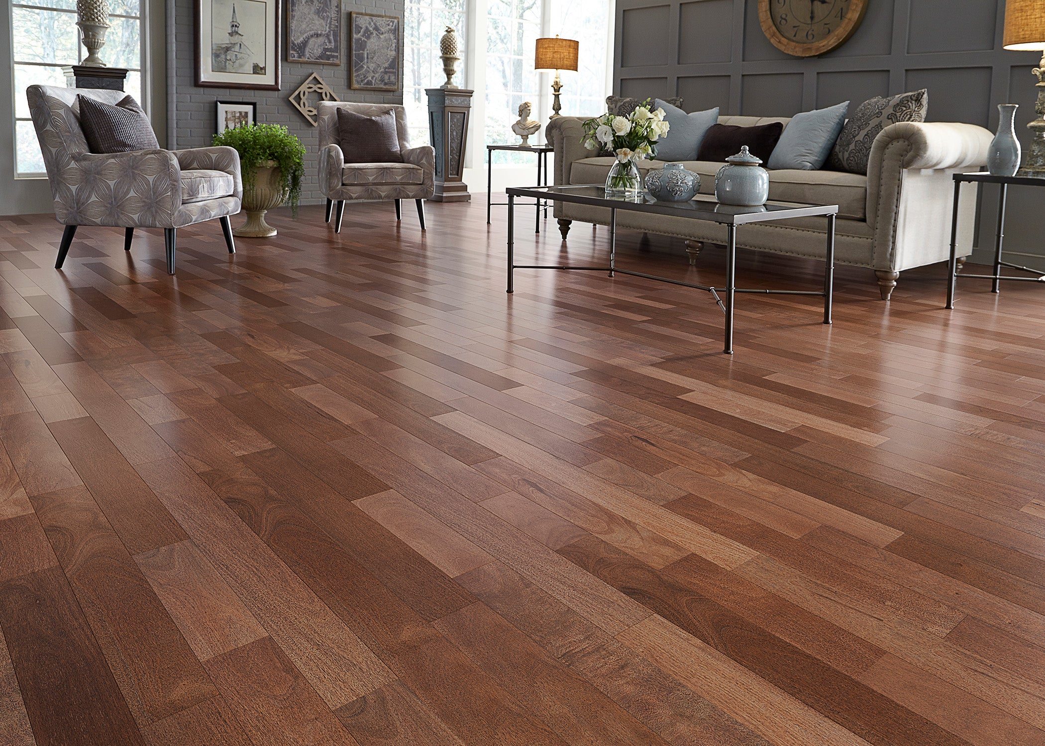 1/2 in. Pumpernickel Engineered Hardwood Flooring 5 in. Wide