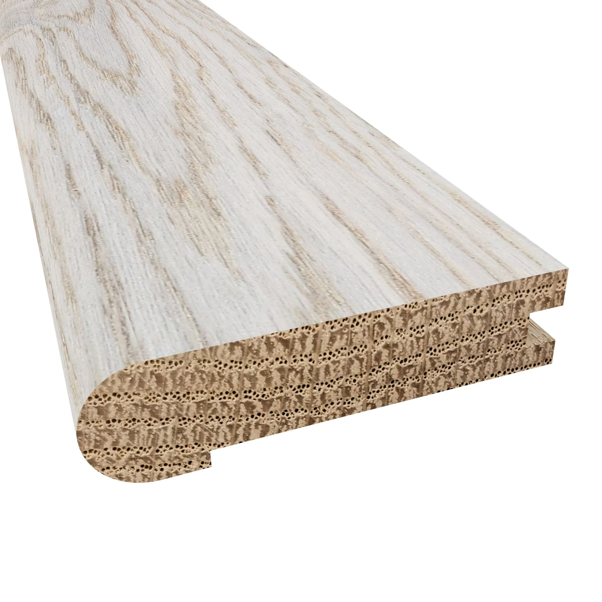 Prefinished Camden Bay Oak 3/4 in. Thick x 3.13 in. Wide x 6.5 ft. Length Stair Nose