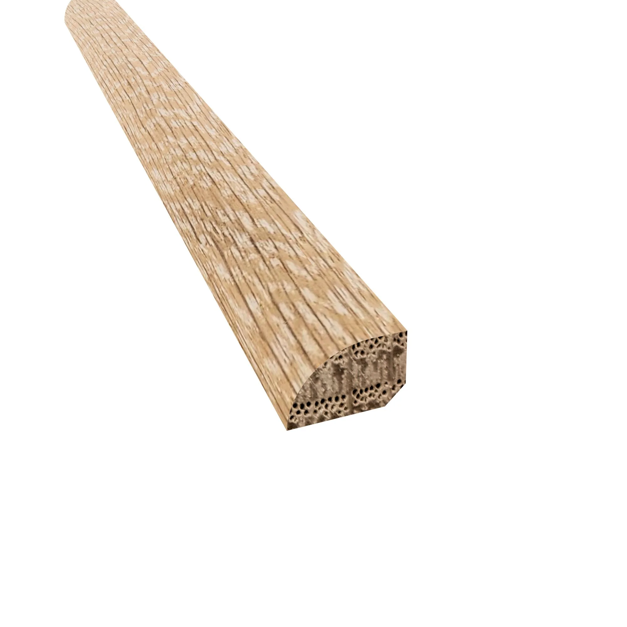 Prefinished Crestone Peak Hardwood 1/2 in. Thick x 0.75 in. Wide x 78 in. Length Shoe Molding