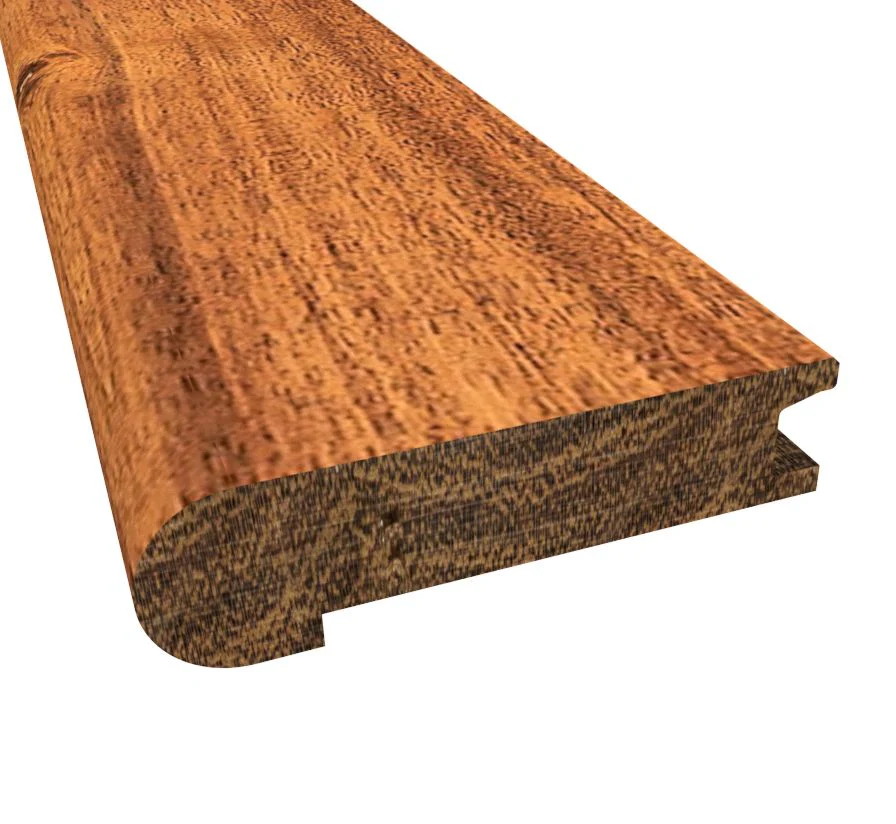 Prefinished Gold Coast Acacia 3/4 in. Thick x 3.13 in. Wide x 6.5 ft. Length Stair Nose
