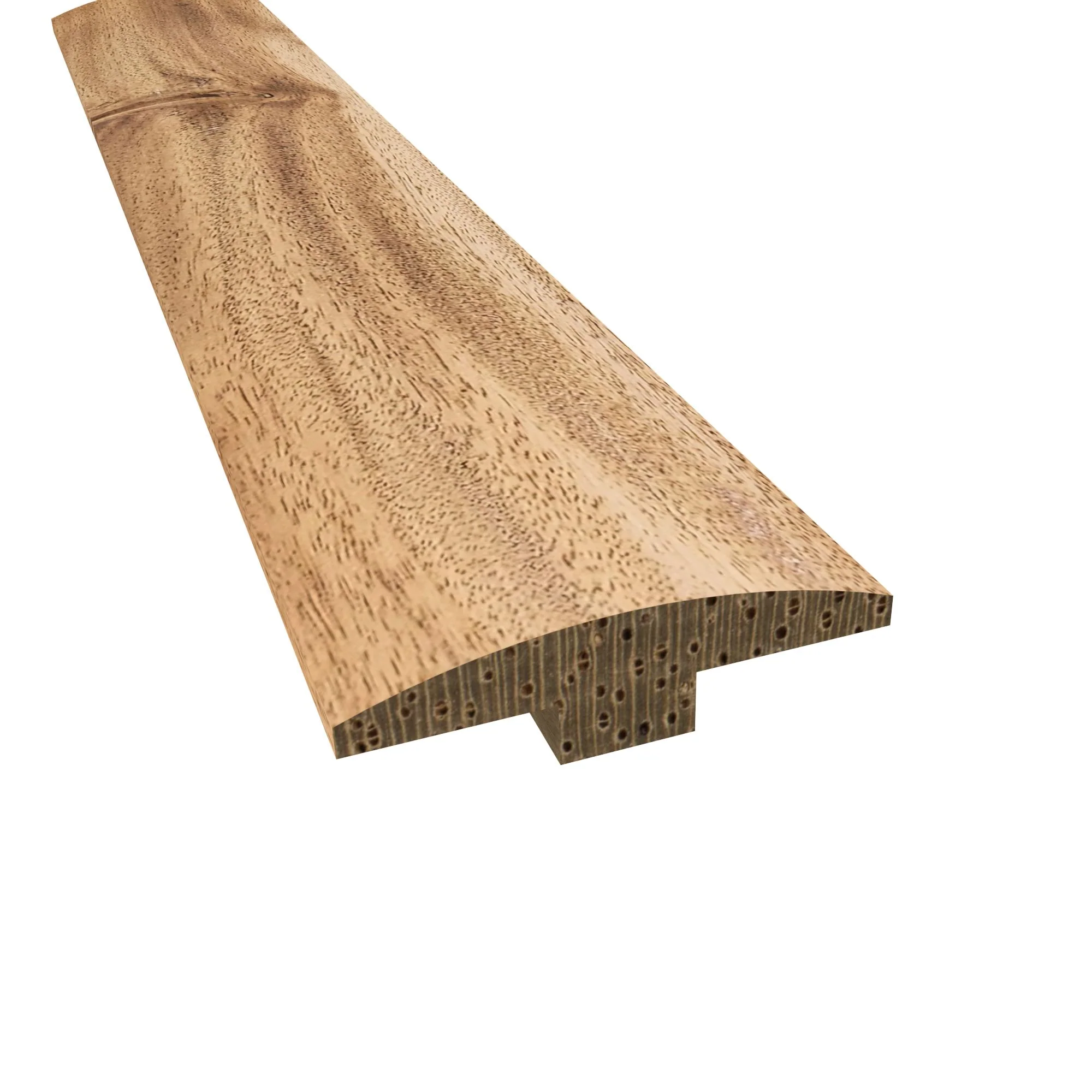 Prefinished Golden Mahogany Hardwood 1/4 in. Thick x 2 in. Wide x 78 in. Length T-Molding