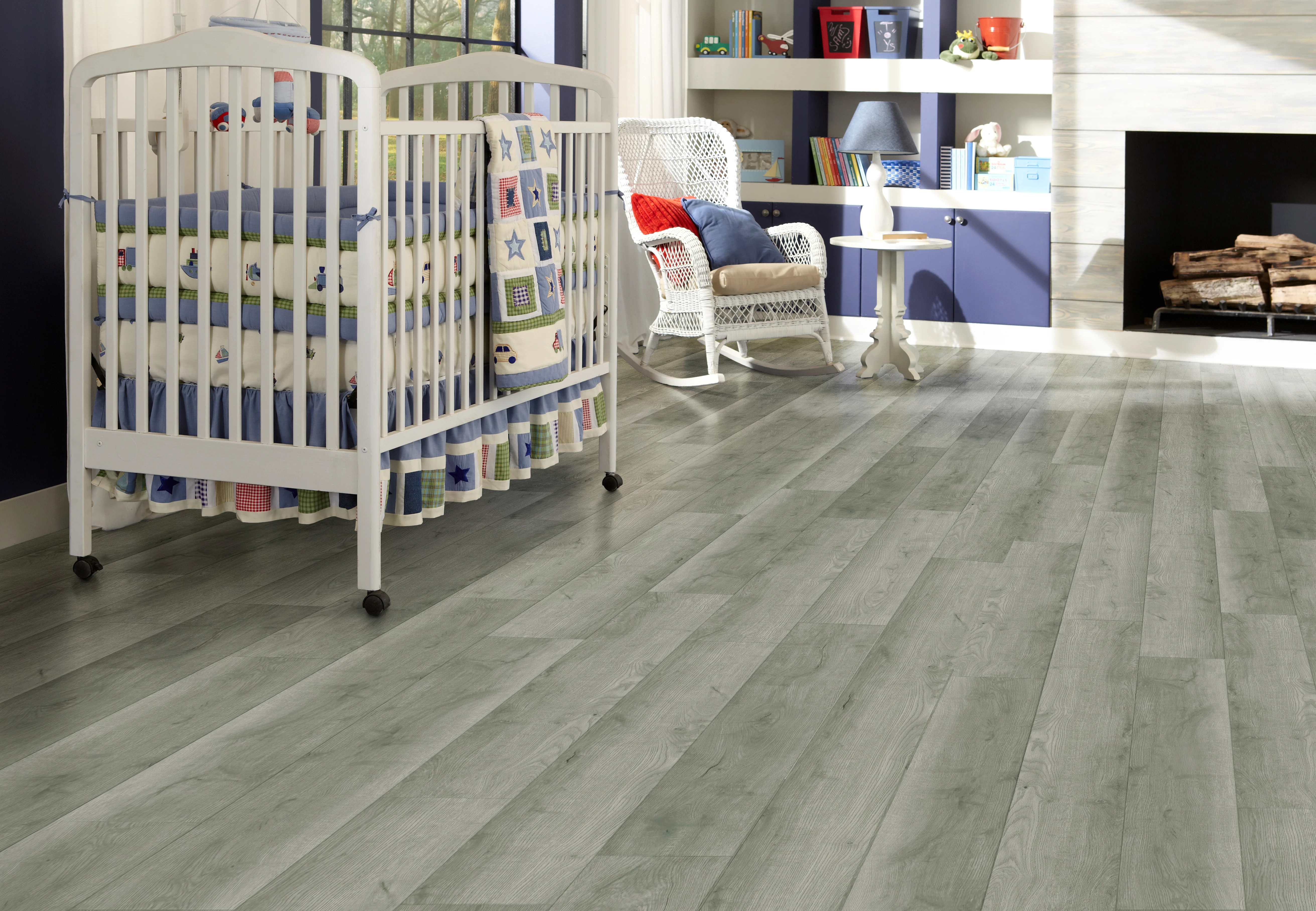 8mm w/pad Capitol Oak Waterproof Rigid Vinyl Plank Flooring 7.1 in. Wide x 60 in. Long