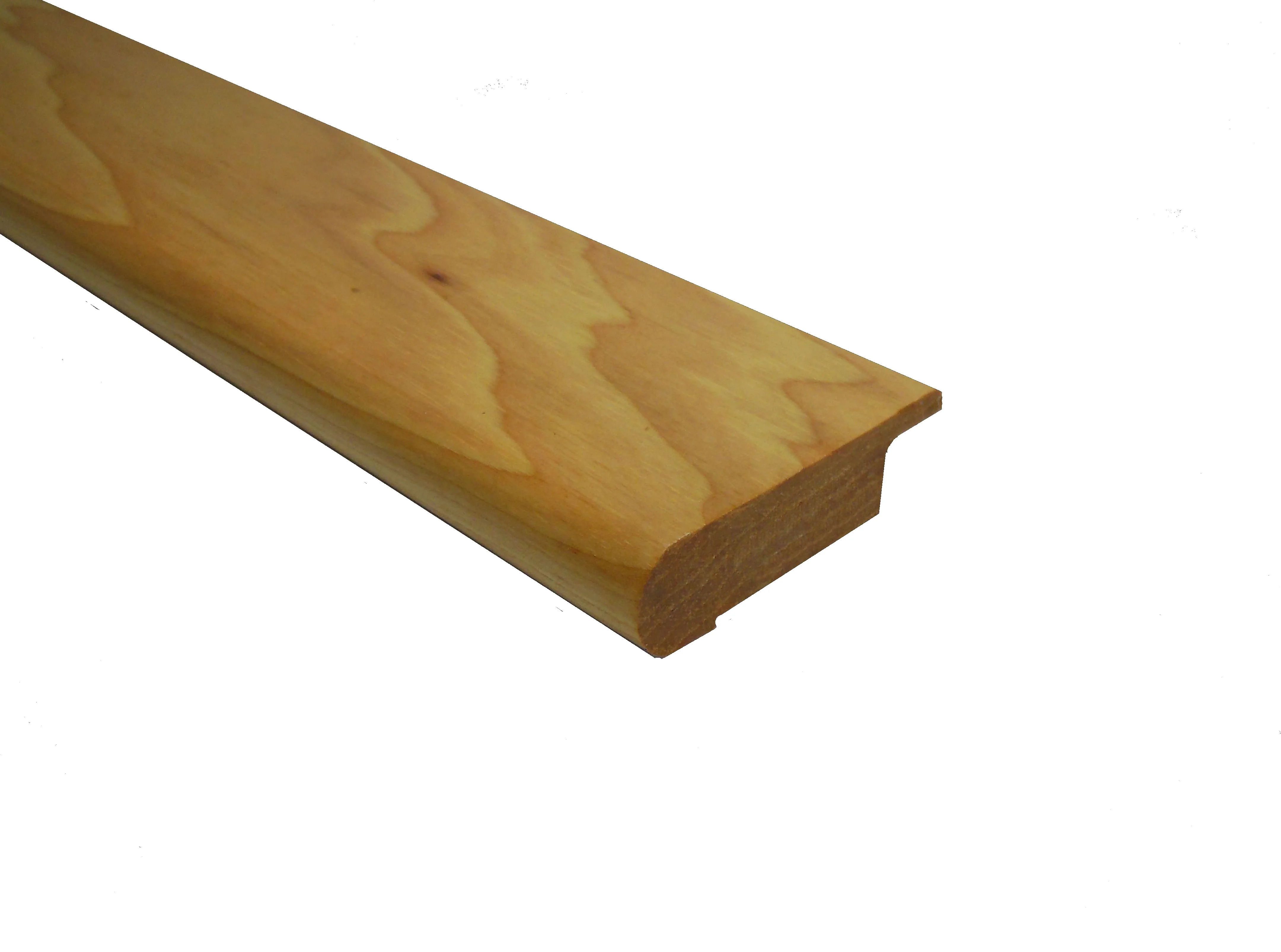 Prefinished Hickory 1/2 in. Thick x 2.75 in. Wide x 6.5 ft. Length Stair Nose