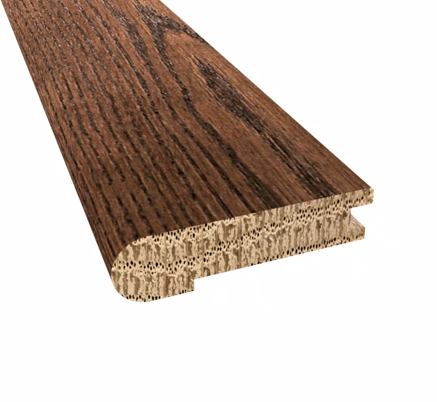 Prefinished Manhattan Chevron 5/8 in. Thick x 2.75 in. Wide x 6.5 ft. Length Stair Nose