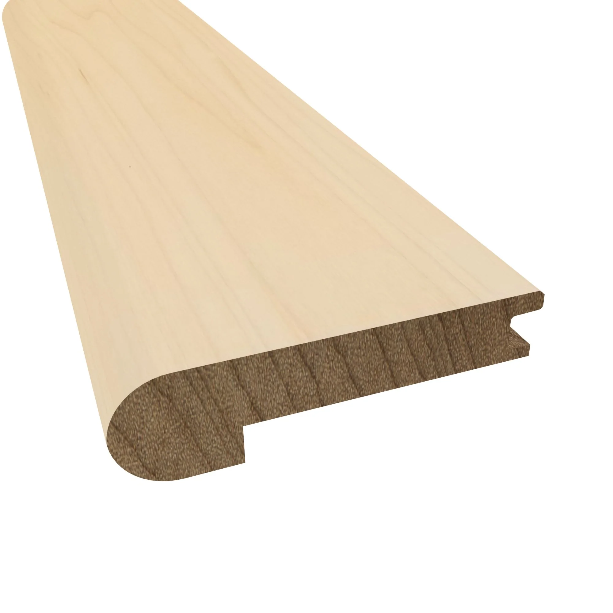 Prefinished Maple Hardwood 7/16 in. Thick x 2.75 in. Wide x 78 in. Length Stair Nose