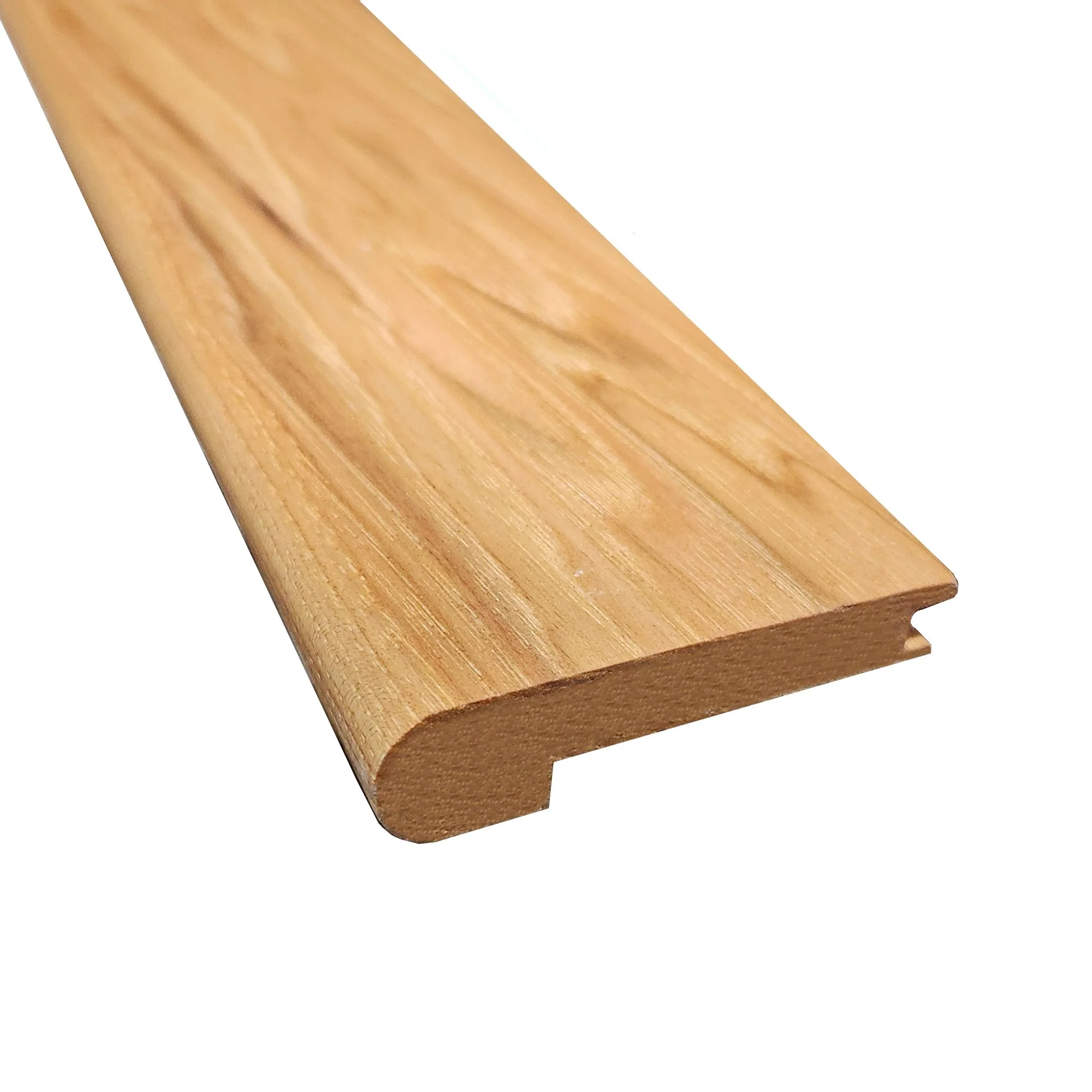 Prefinished Matte Hickory Hardwood 7/16 in. Thick x 2.75 in. Wide x 78 in. Length Stair Nose