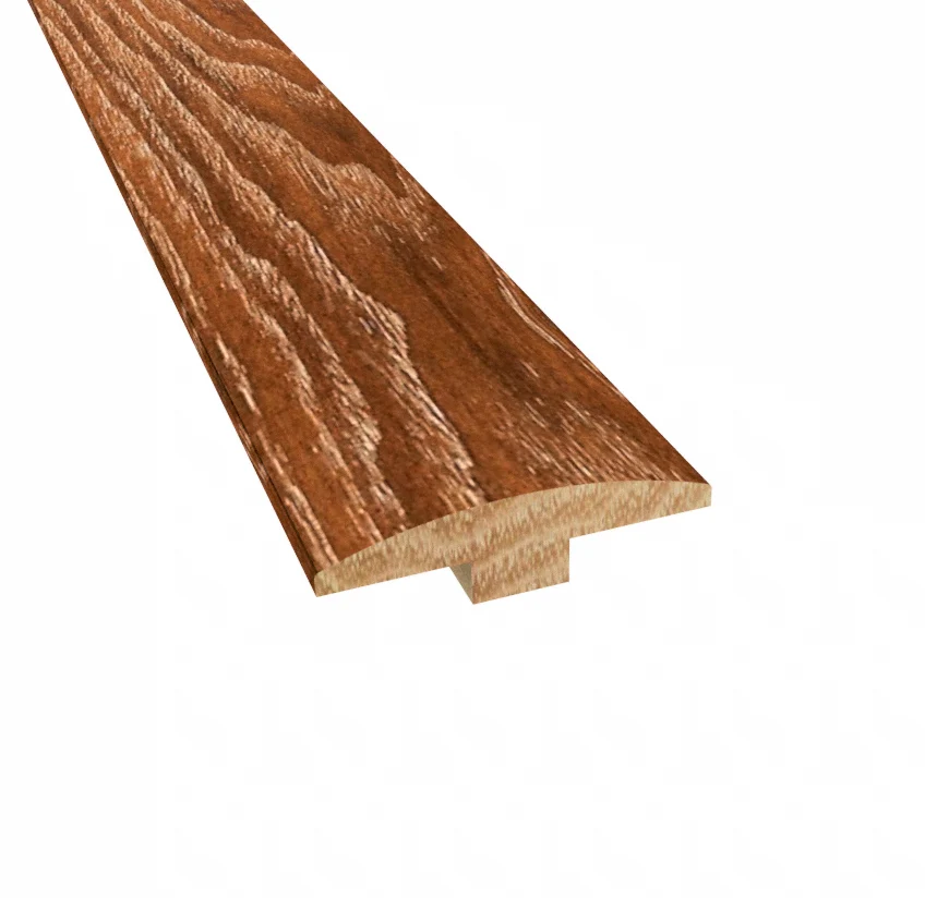 Prefinished North Hampton Hickory 2 in. Wide x 6.5 ft. Length T-Molding