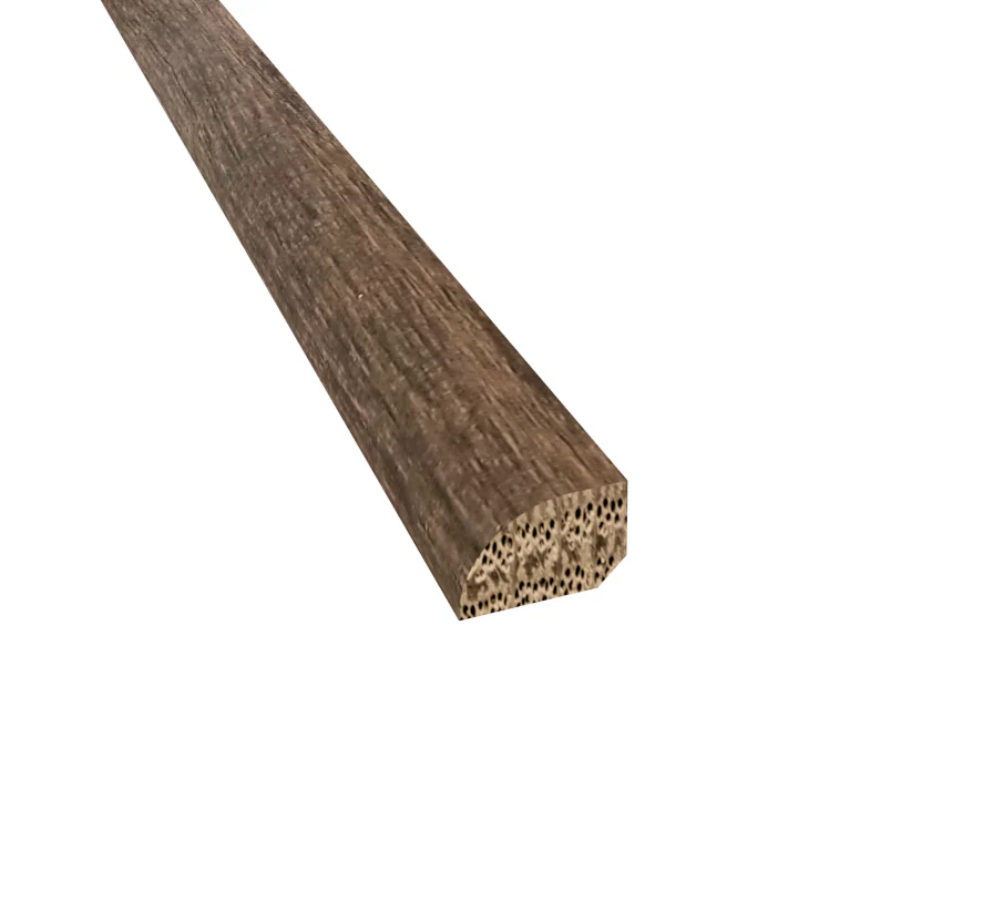 Prefinished Palisade Oak Wire Brushed 3/4 in. Tall x 0.5 in. Wide x 6.5 ft. Length Shoe Molding