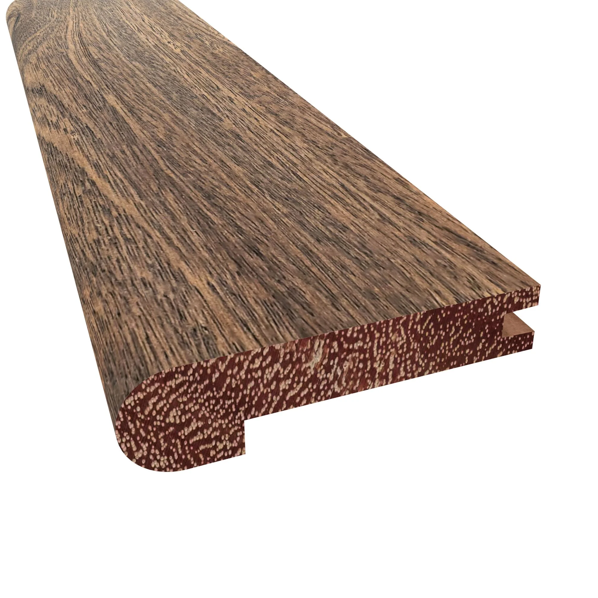 Prefinished Pumpernickel 1/2 in. Thick x 2.75 in. Wide x 6.5 ft. Length Stair Nose