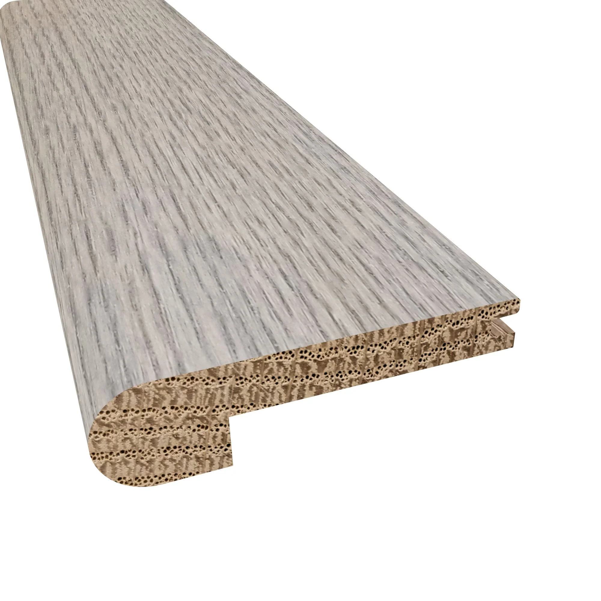 Prefinished Tawny Brown 3/8 in. Thick x 2.75 in. Wide x 6.5 ft. Length Stair Nose