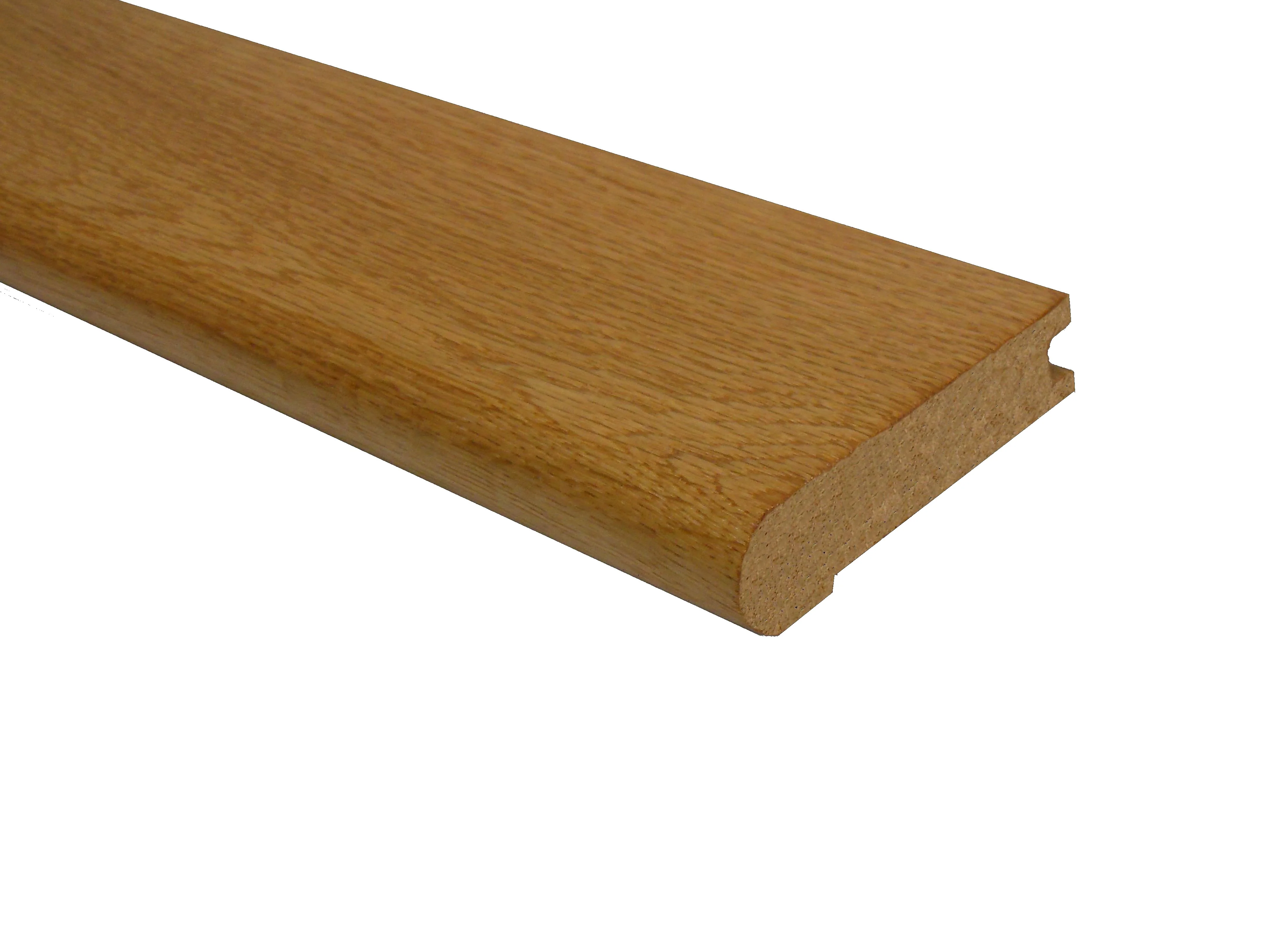 Prefinished White Oak 3/4 in. Thick x 3.13 in. Wide x 6.5 ft. Length Stair Nose