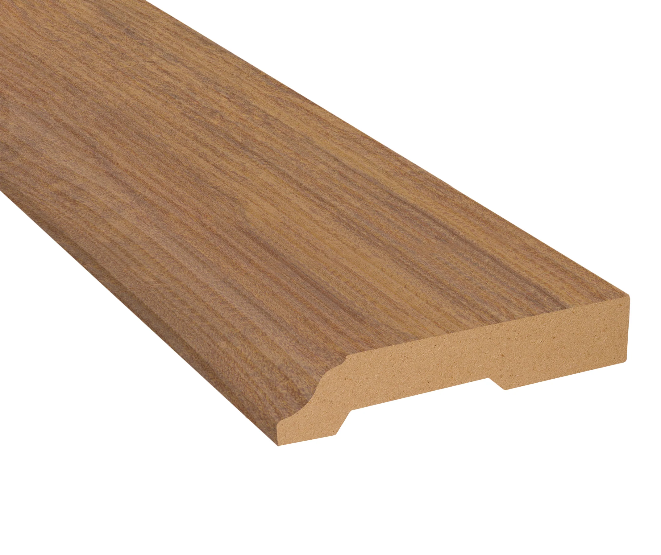 Red Cumaru Laminate 3.25 in wide x 7.5 ft Length Baseboard
