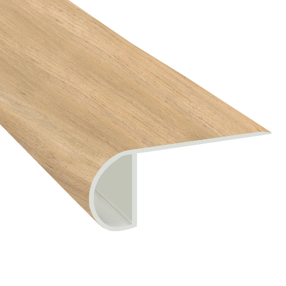 Royal Hampton Hickory Waterproof 2.25 in wide x 7.5 ft Length Low Profile Stair Nose