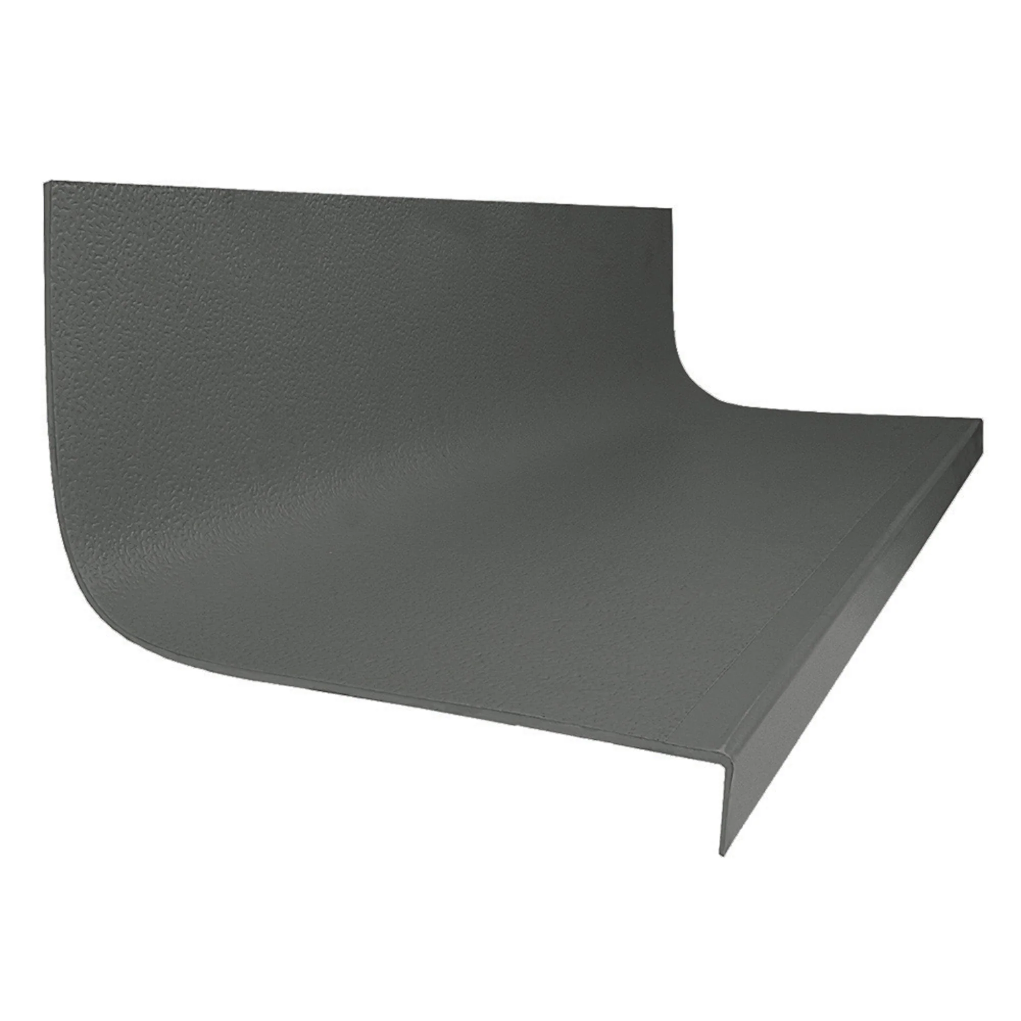 2700-rubber-hammered-stair-tread-and-riser-square-nose-20-63-x-48-charcoal-2.webp Rubber Hammered Stair Tread and Riser Square Nose 20.63"x 48" Charcoal