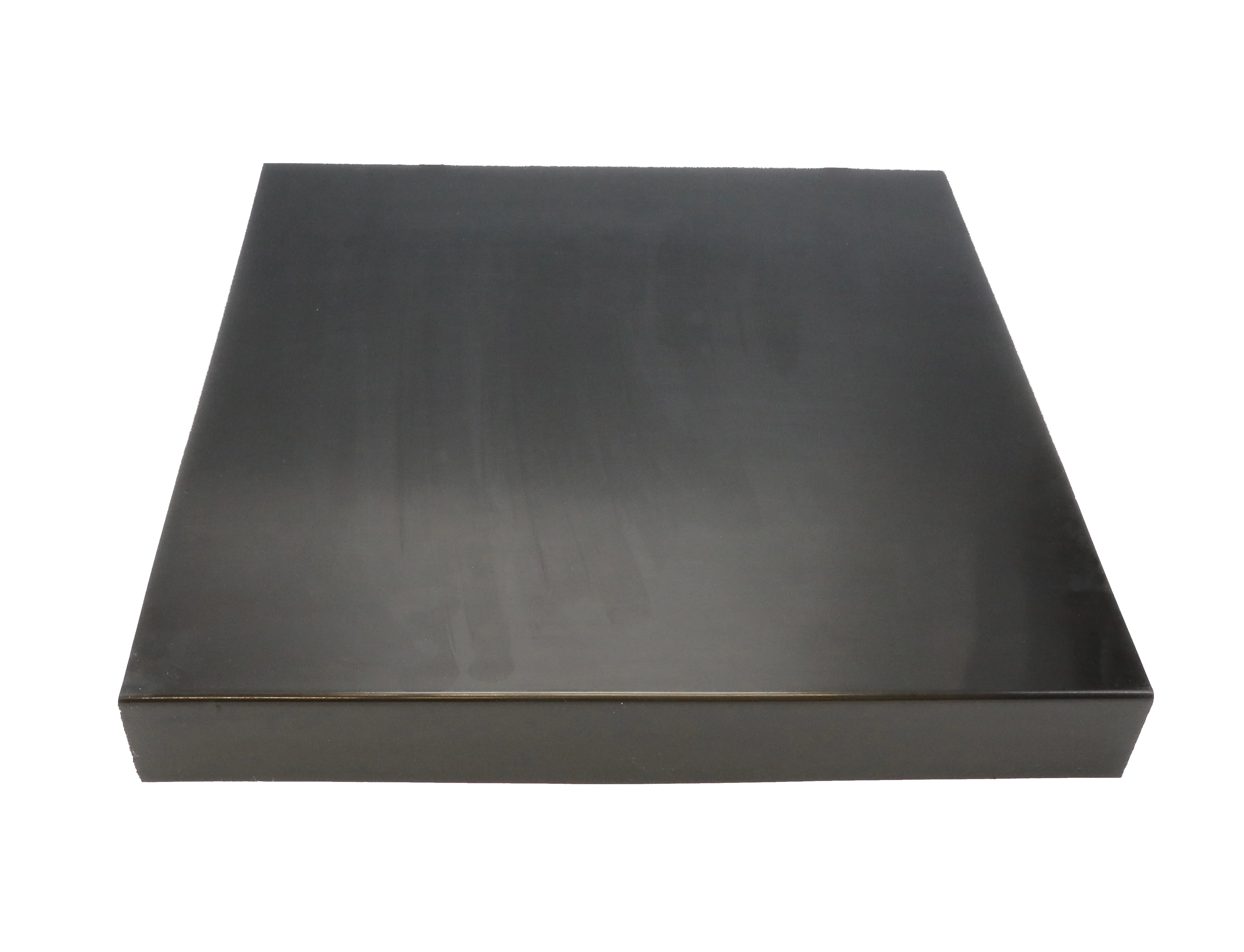 Rubber Light Duty Smooth Stair Tread Square Nose 12.63" x 48" Black