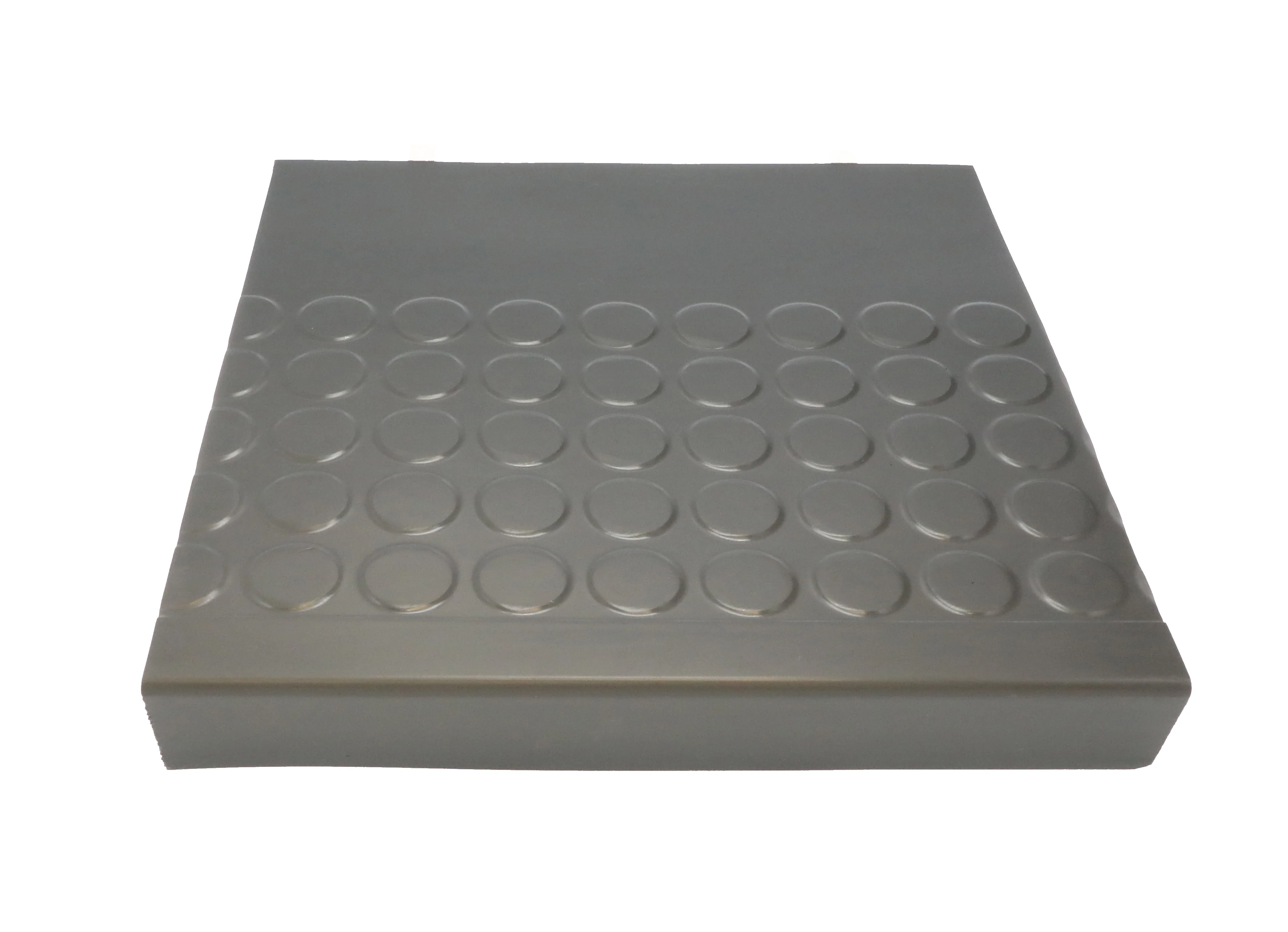 2710-rubber-raised-circular-stair-tread-square-nose-12-63-x-48-charcoal-2.webp Rubber Raised Circular Stair Tread Square Nose 12.63" x 48" Charcoal