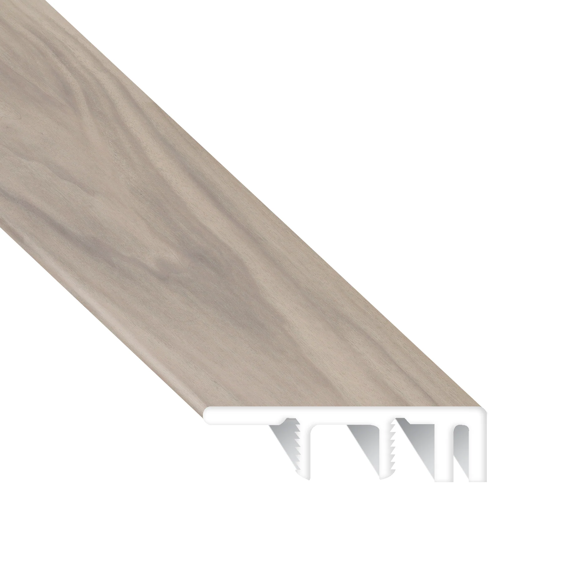 Scandinavian Walnut Waterproof 1.5 in wide x 7.5 ft Length End Cap