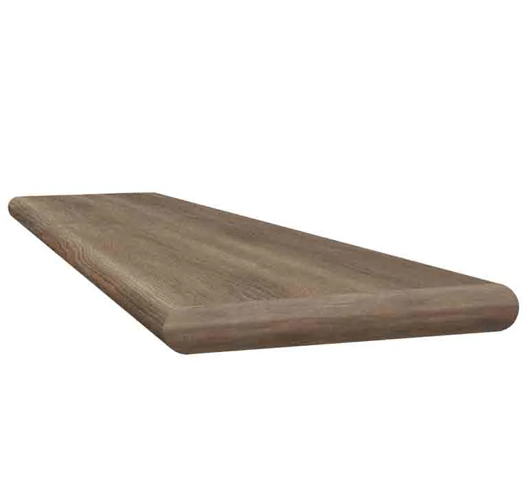 Tavern Greige Oak 48" inch Retrofit Tread with Return