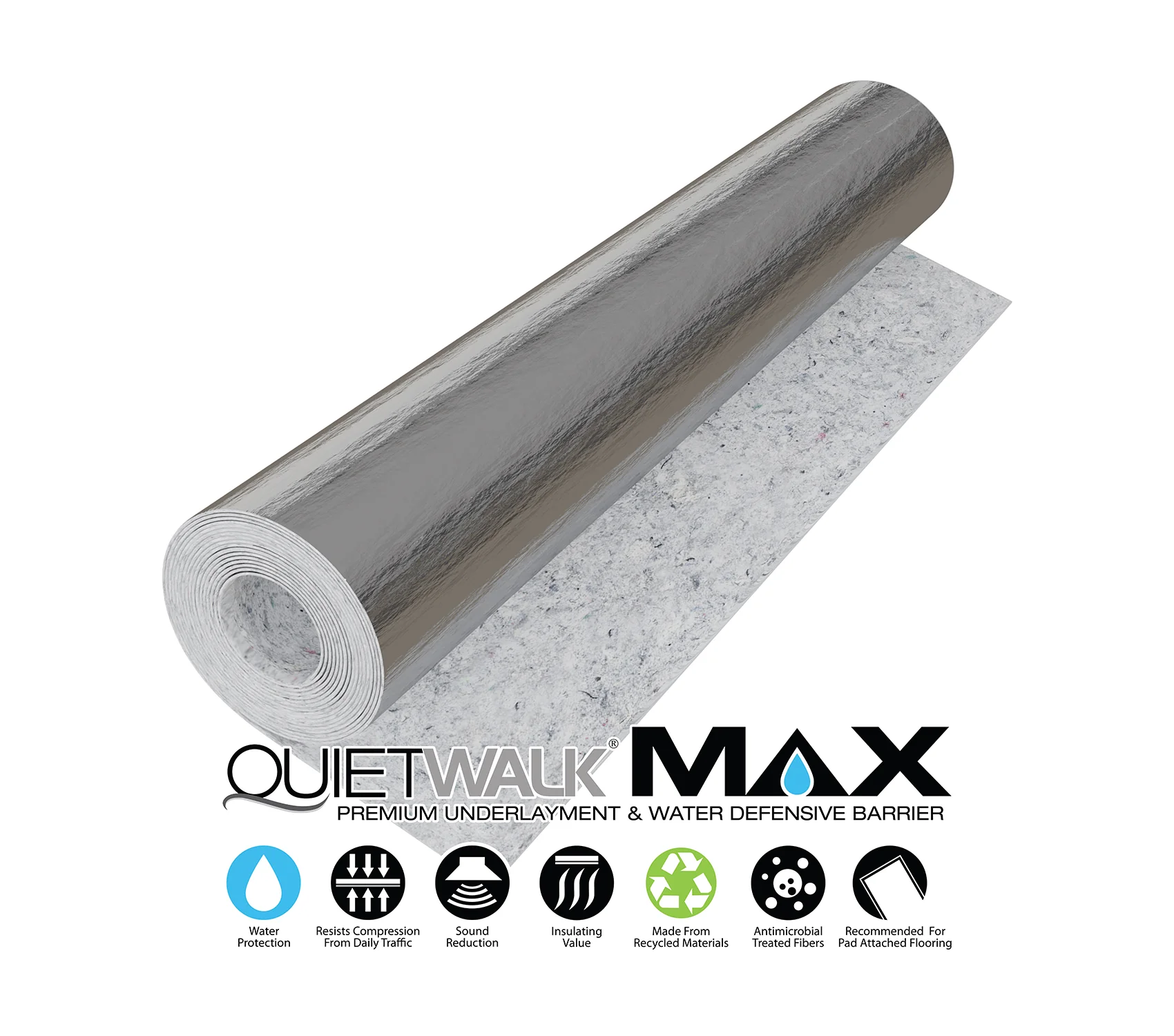 Underlayment - QuietWalk Max 100sft