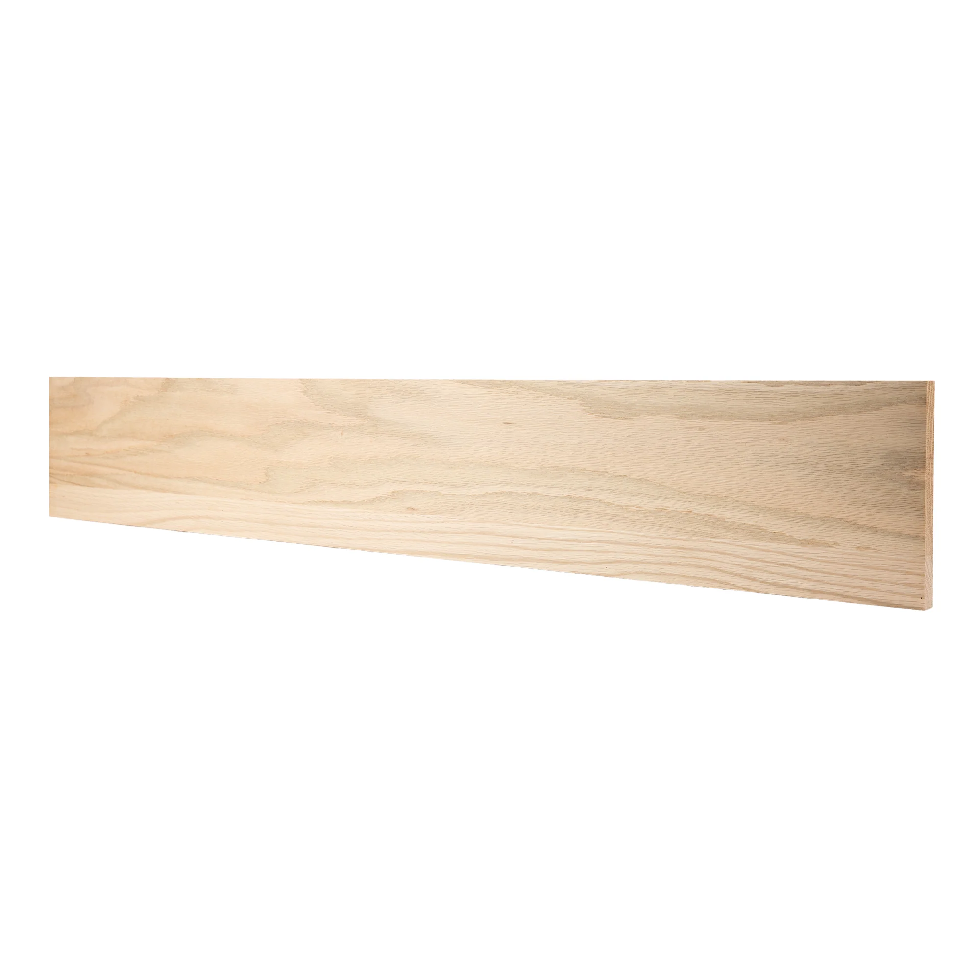 Unfinished Red Oak Solid Hardwood 3/4 in thick x 7.25 in wide x 48 in Length Riser