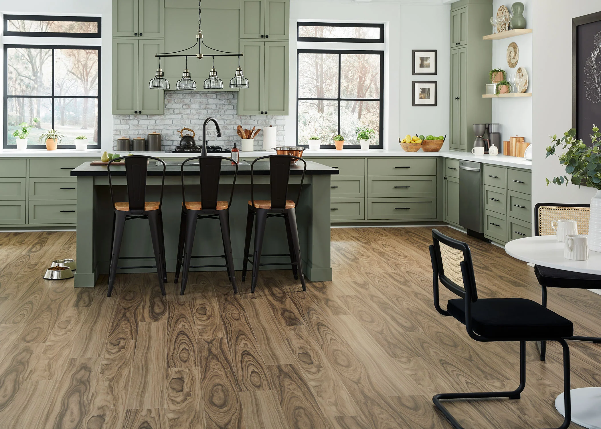 6mm w/pad Brazilian Ironwood Waterproof Rigid Vinyl Plank Flooring 7 in. Wide X 48 in. Long