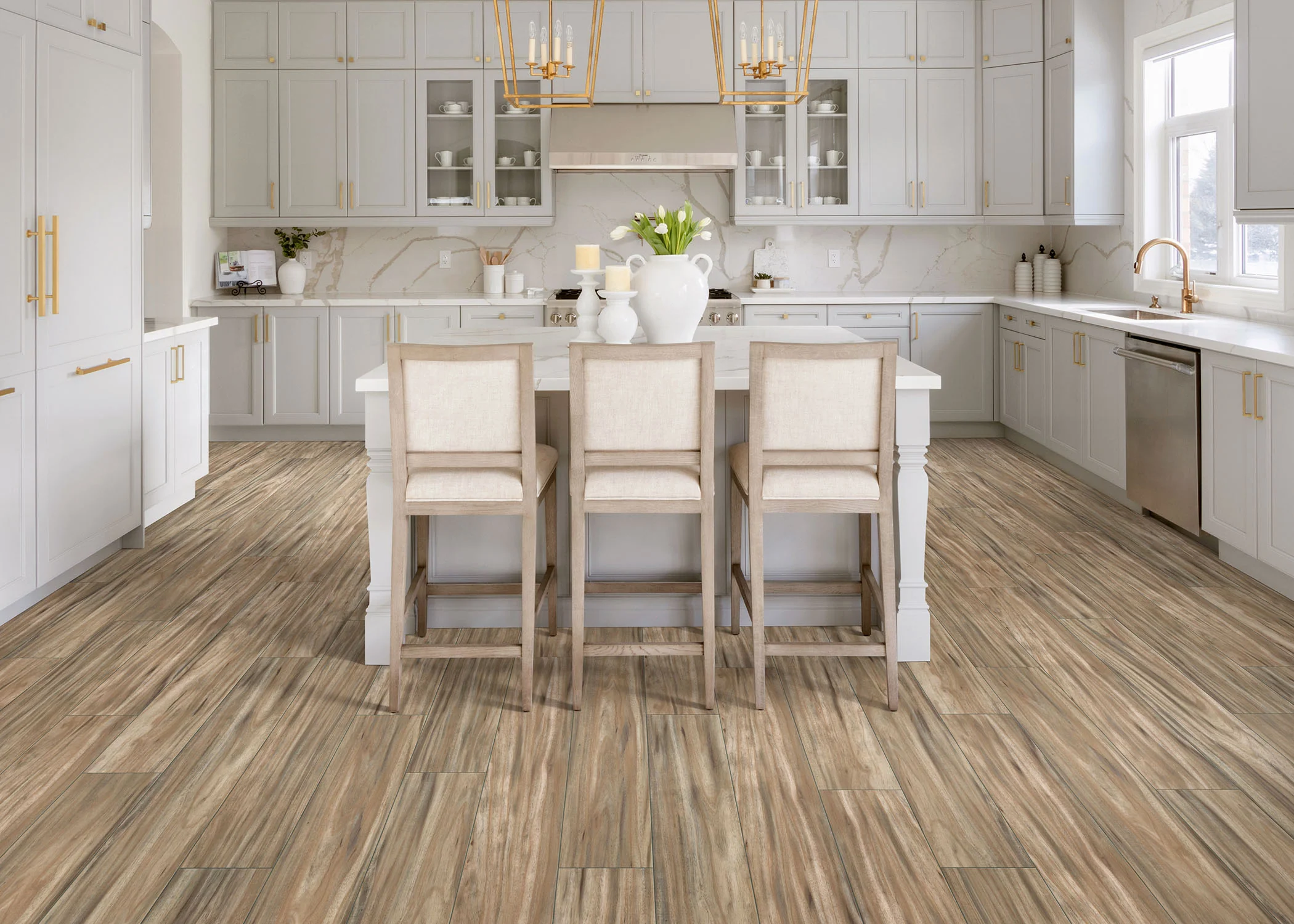 7mm w/pad Summer Plains Acacia Waterproof Rigid Vinyl Plank 7.69 in. Wide x 60 in. Long