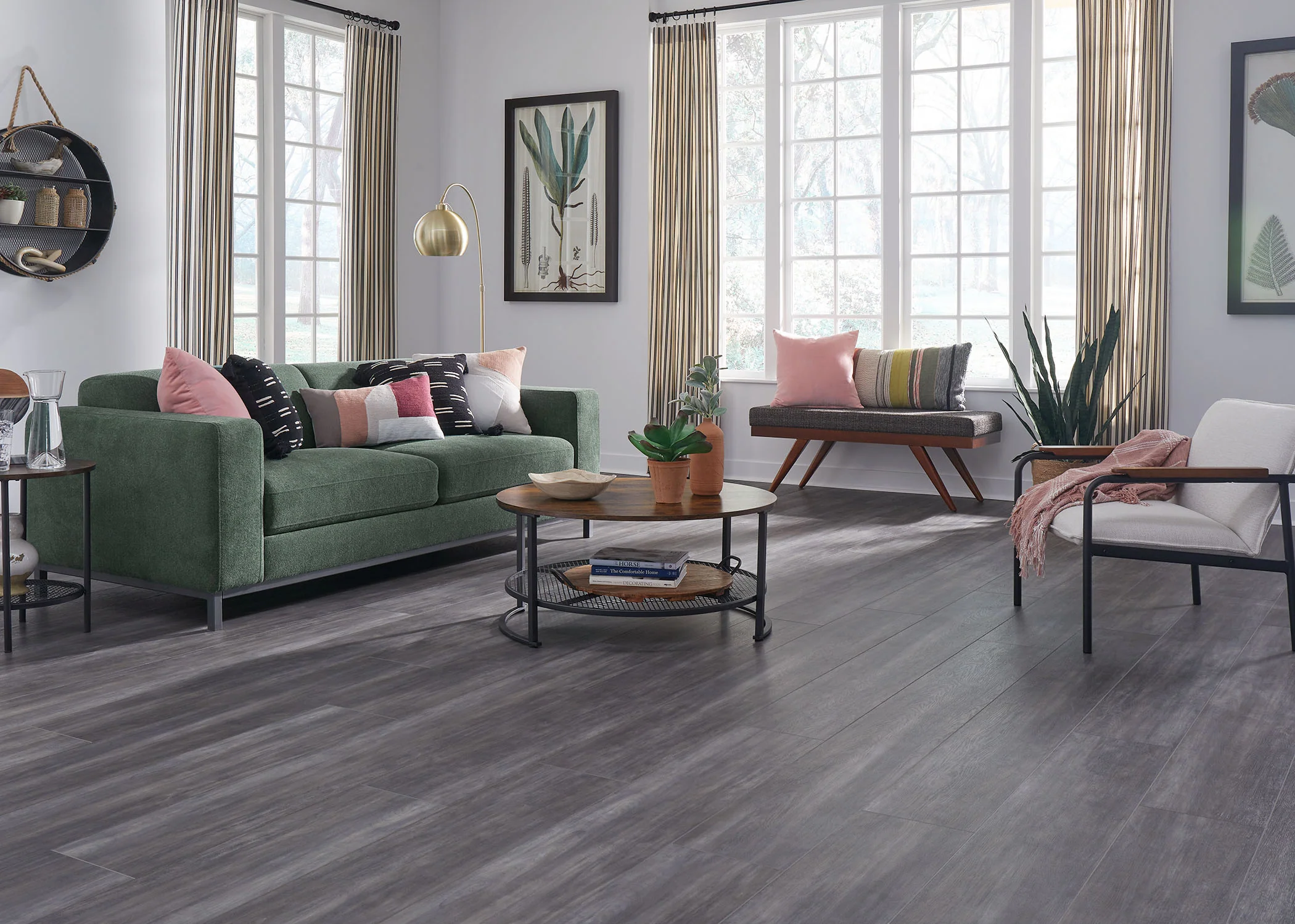 8mm w/pad Breckenridge Birch Waterproof Rigid Vinyl Plank Flooring 9 in. Wide x 72 in. Long