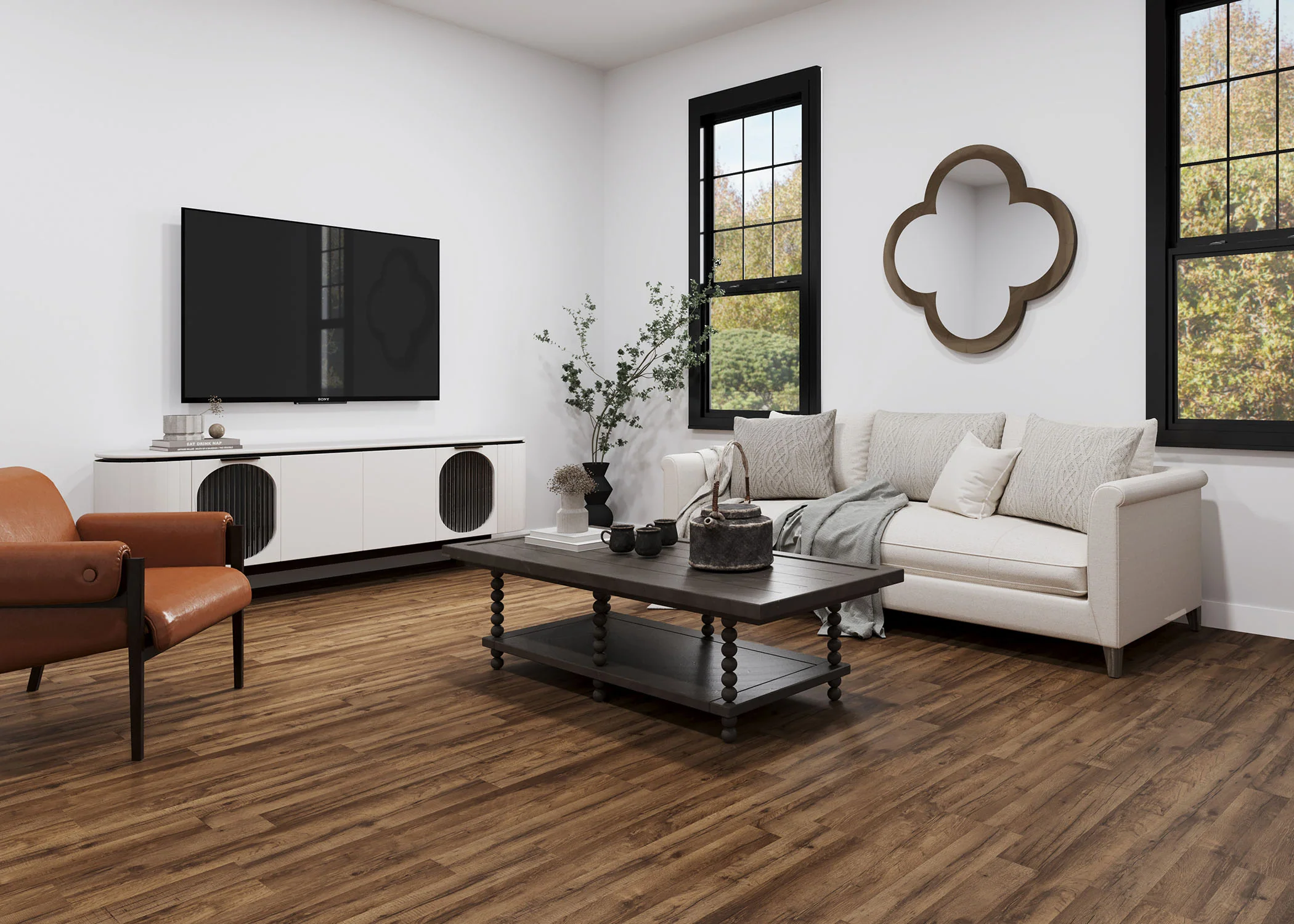 7mm Parlor Oak Laminate Flooring 7.59 in. Width x 50.60 in. Length