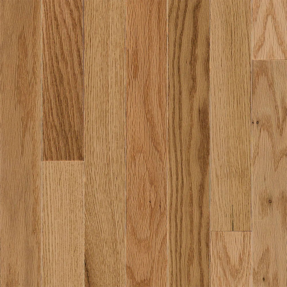 3/4 in. Red Oak Prefinished Solid Hardwood Flooring 2.25 in. Wide