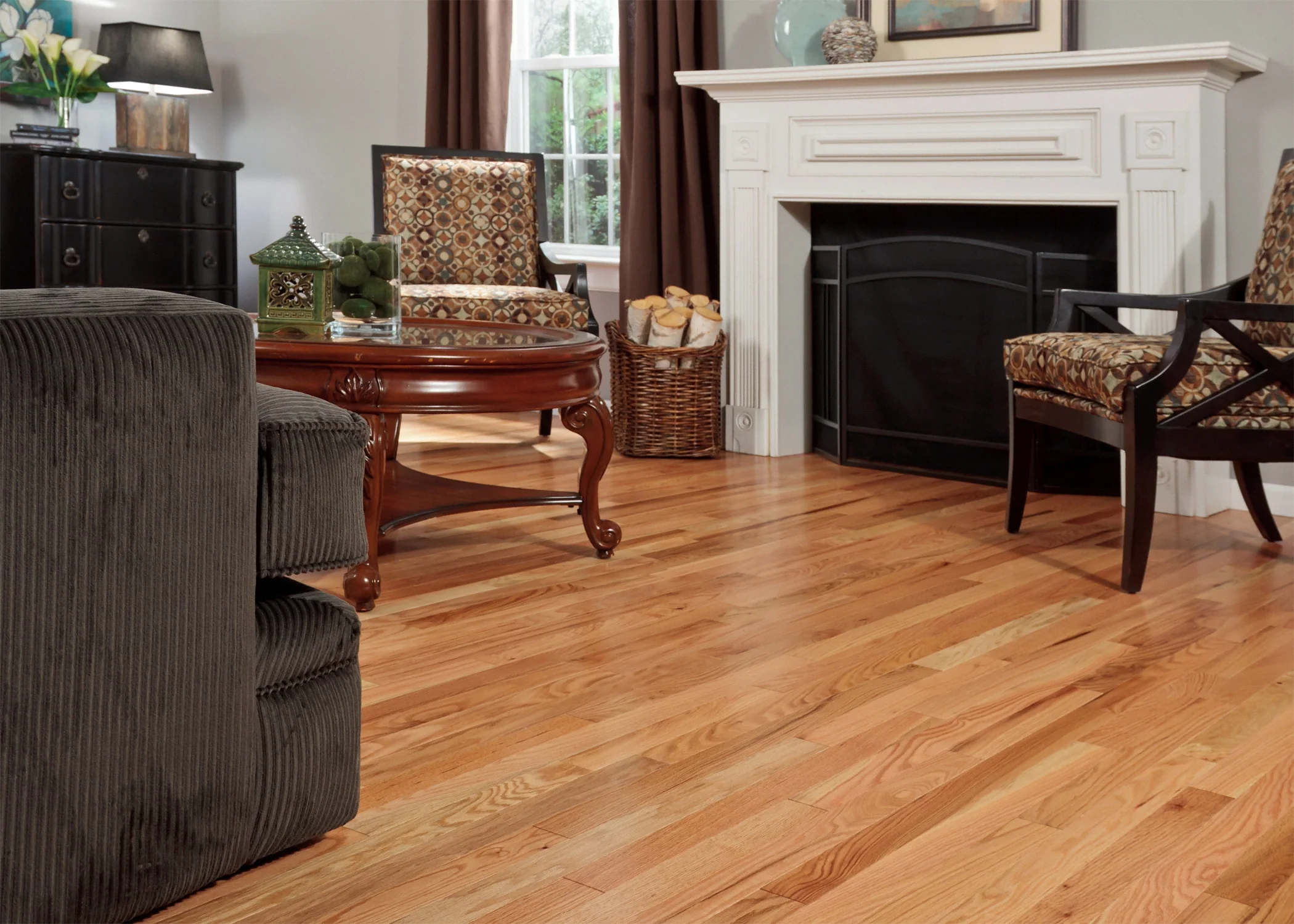 3/4 in. Red Oak Prefinished Solid Hardwood Flooring 2.25 in. Wide
