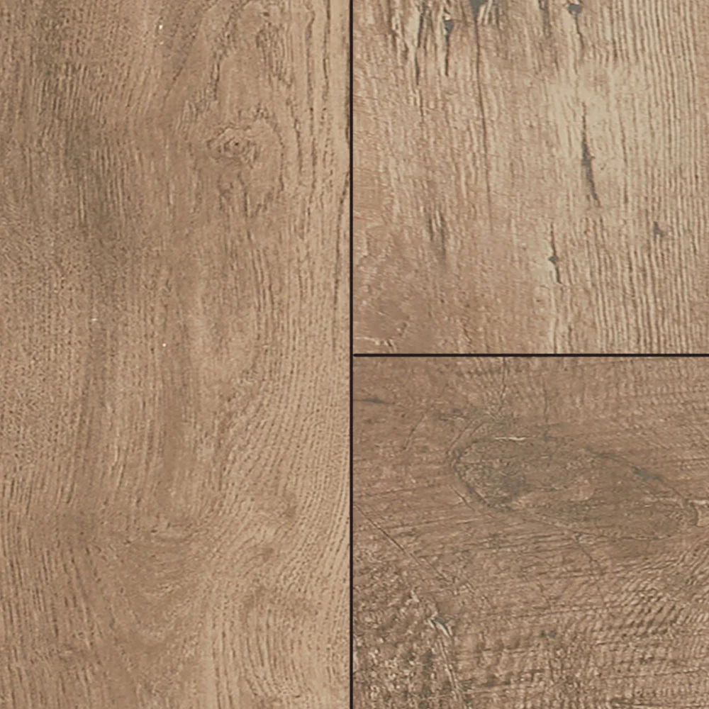 9 in. x 48 in. Brass Haven Oak Porcelain Tile