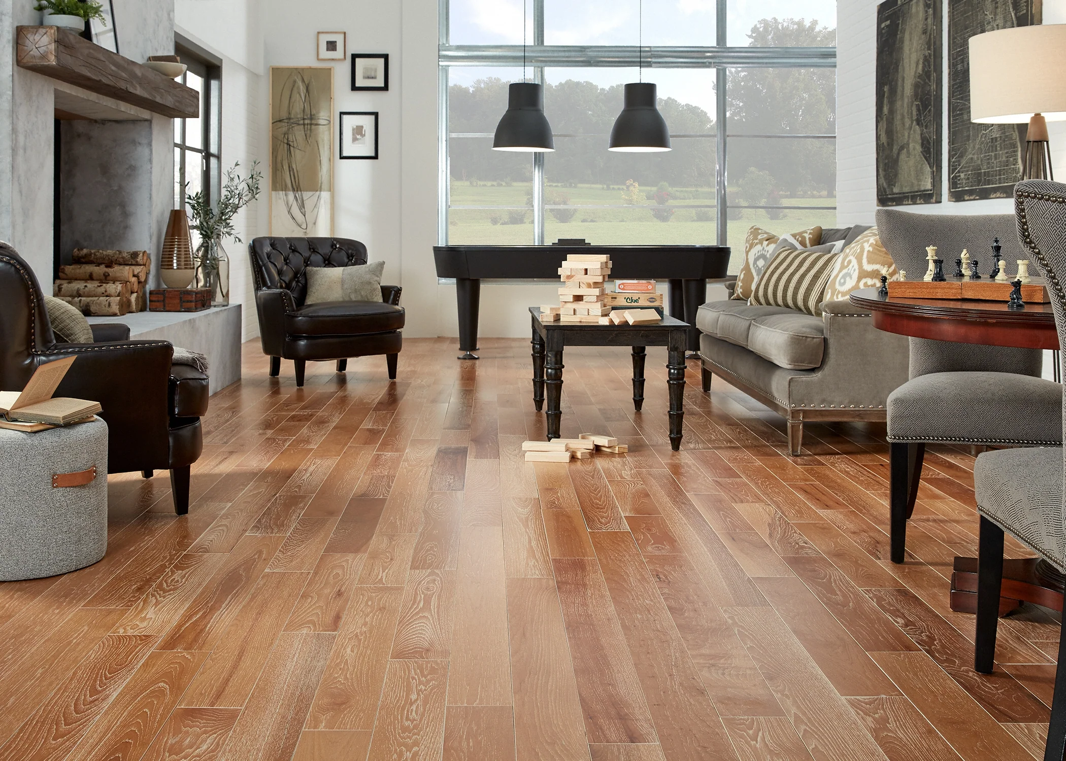 3277-3-4-in-north-hampton-hickory-distressed-prefinished-solid-hardwood-flooring-5-in-wide-2.webp 3/4 in. North Hampton Hickory Distressed Prefinished Solid Hardwood Flooring 5 in. Wide