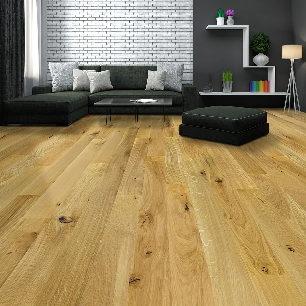 Wilmington White Oak Prefinished Engineered Hardwood Flooring 5 In. Wide - Stack Out - 807.3 Sq Ft