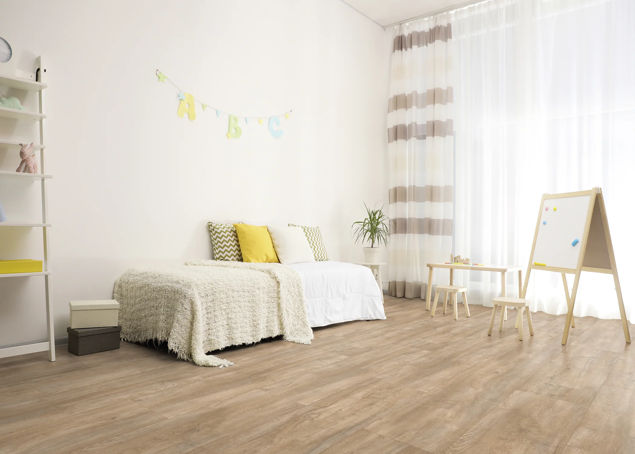 8mm Salt River Canyon Oak 24 Hour Water-Resistant Laminate Flooring 12.95 in. Wide x 50.79 in. Long