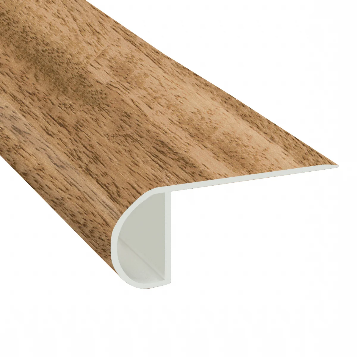 Golden Acacia Vinyl Waterproof 2.25 in wide x 7.5 ft Length Low Profile Stair Nose