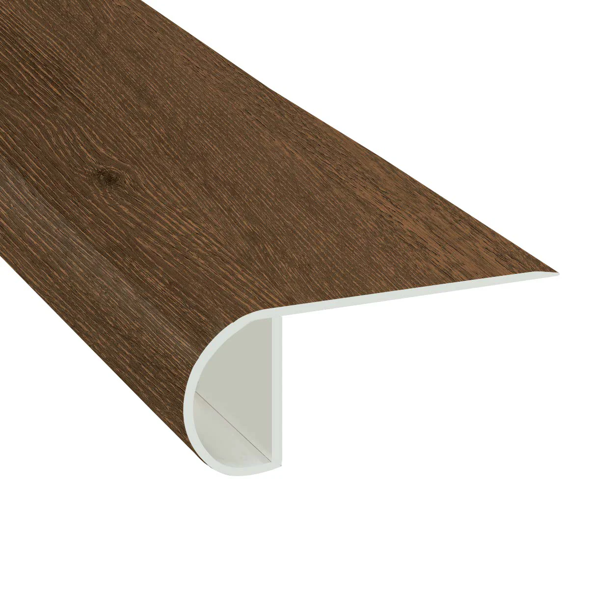 Parker Peak Walnut Waterproof 2.25 in wide x 7.5 ft Length Low Profile Stair Nose